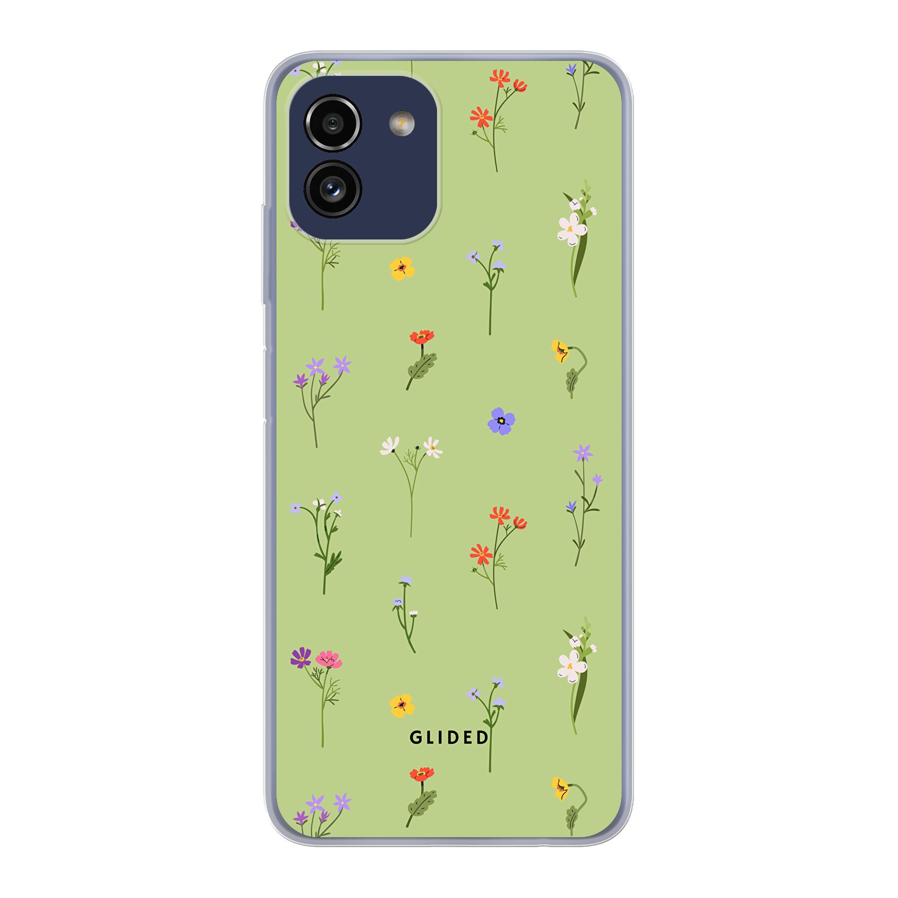 Produktbild Green Floral - Samsung Galaxy A03 Handyhülle