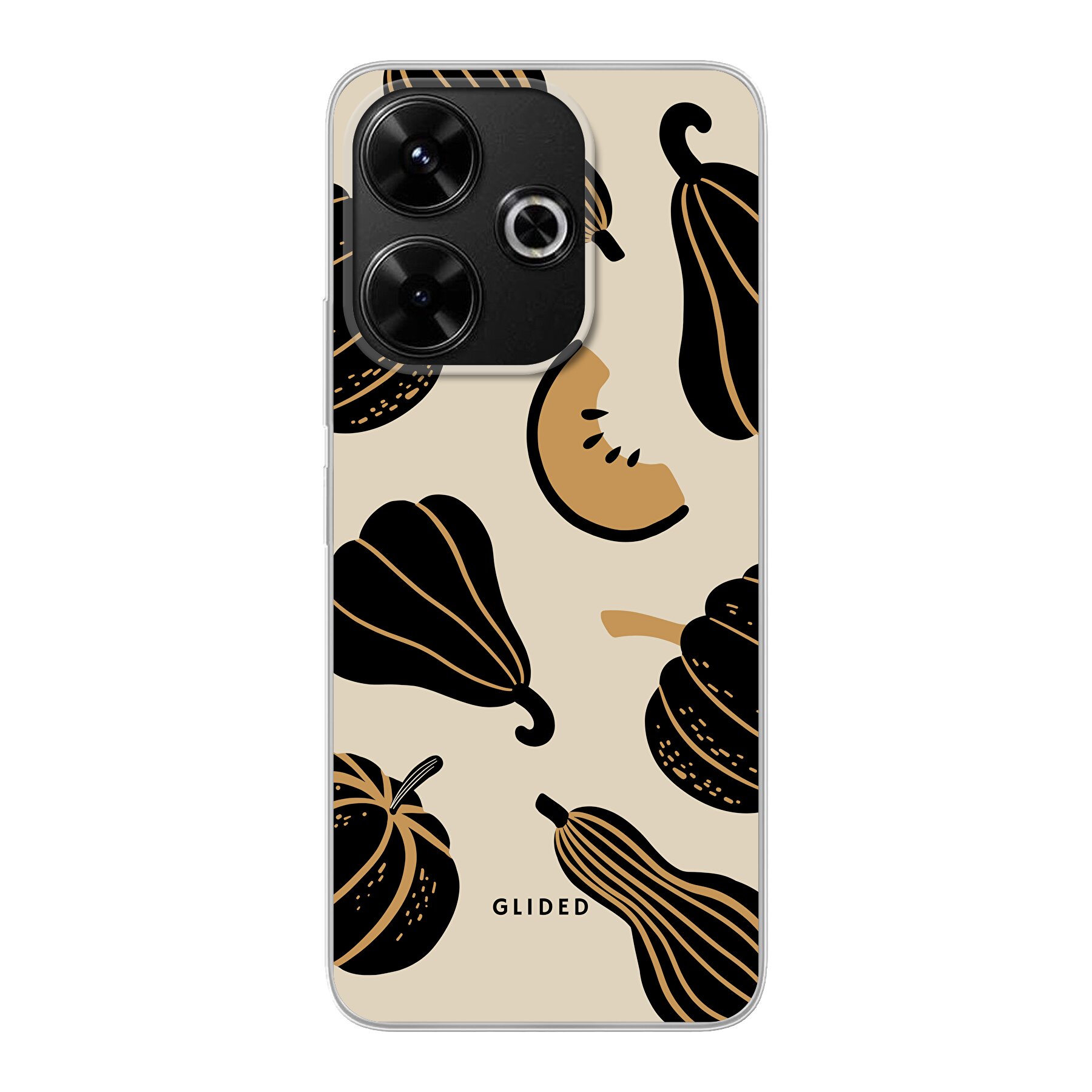 Produktbild Beige and Black Pumpkin - Xiaomi Redmi 13 Handyhülle