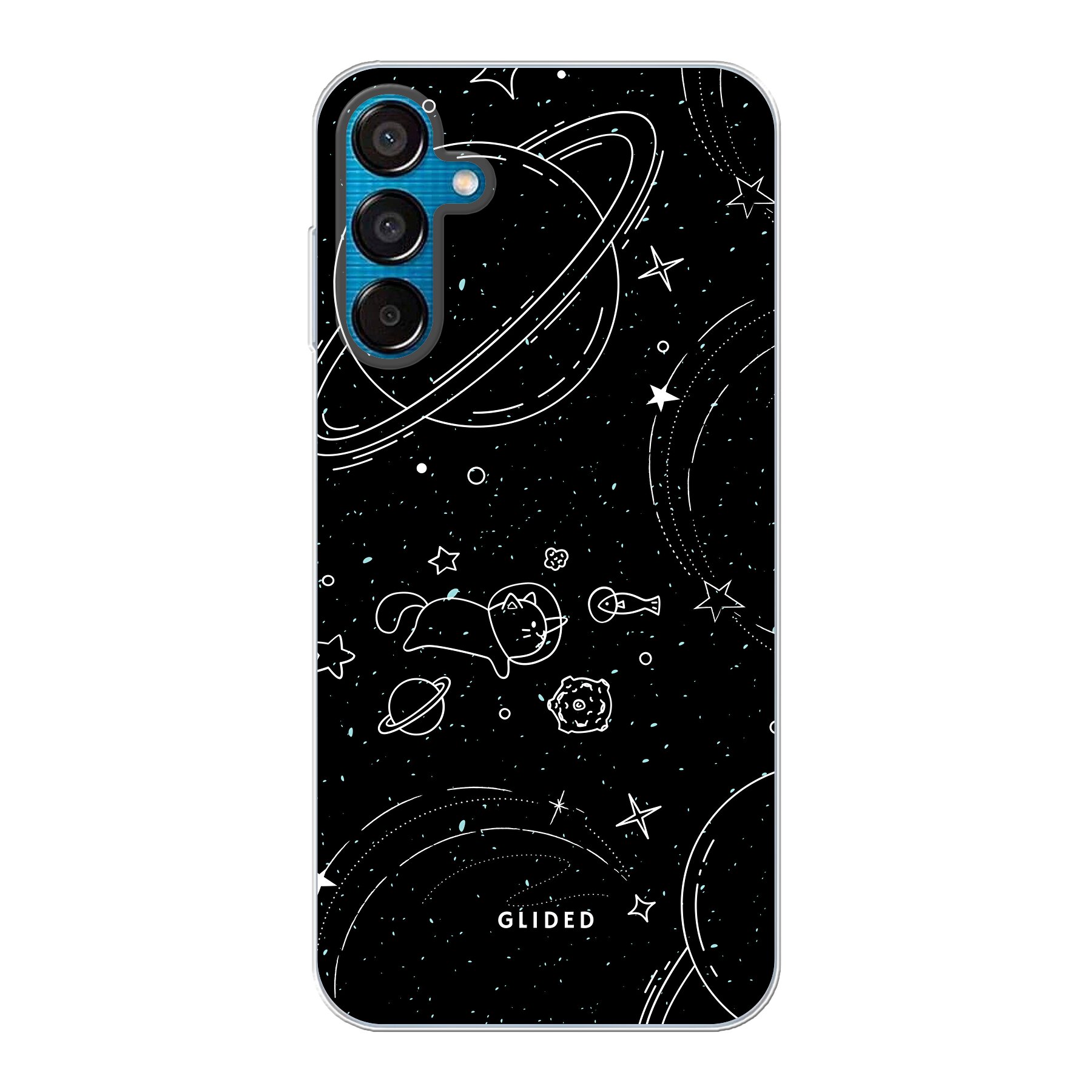Produktbild Cosmic Cat - Samsung Galaxy M15 Handyhülle