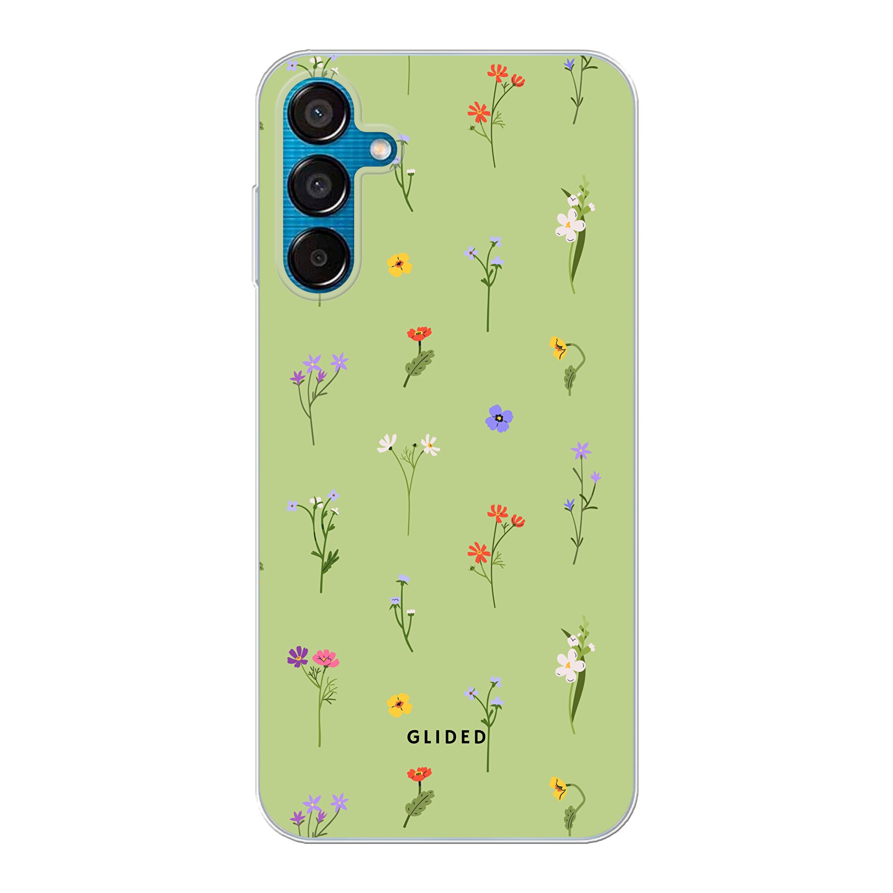 Produktbild Green Floral - Samsung Galaxy M15 Handyhülle