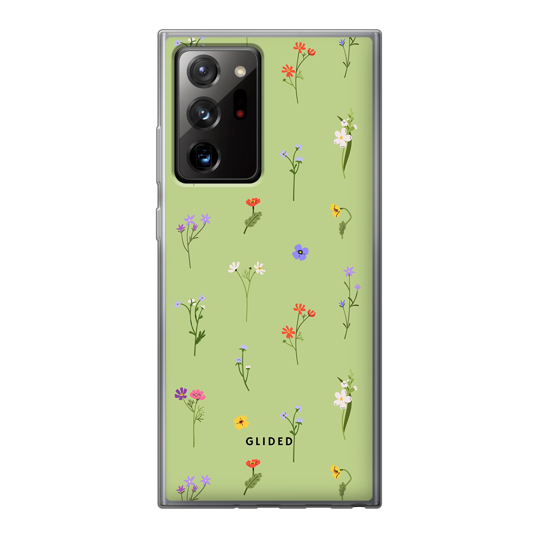 Produktbild Green Floral - Samsung Galaxy Note 20 Ultra 5G Handyhülle