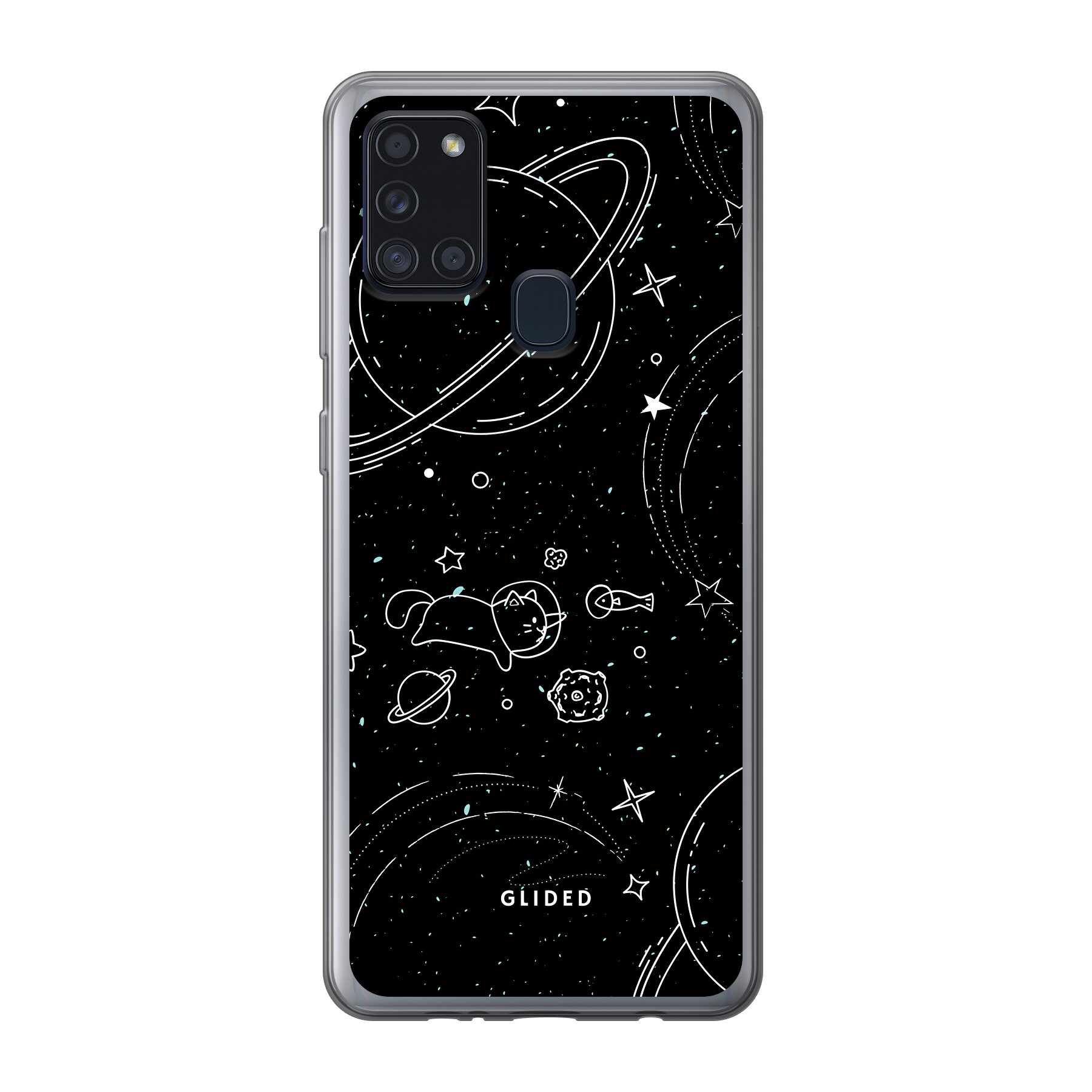 Produktbild Cosmic Cat - Samsung Galaxy A21s Handyhülle