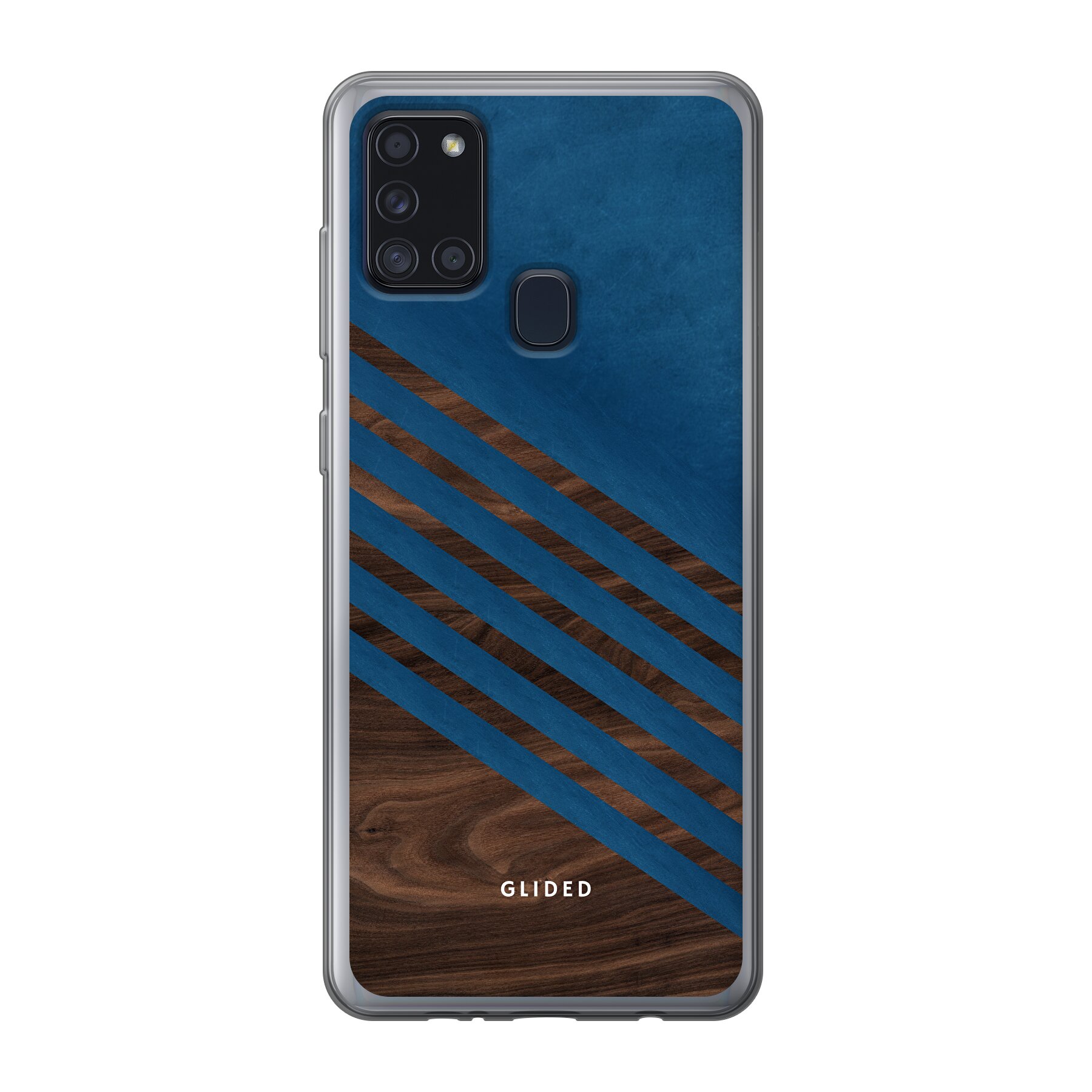 Produktbild Blue Wood - Samsung Galaxy A21s Handyhülle