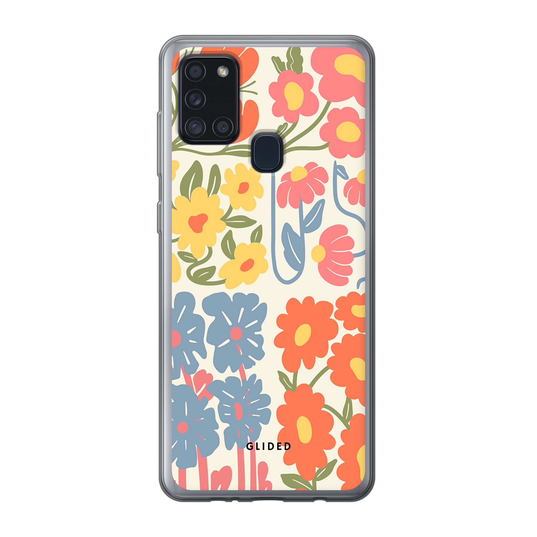 Produktbild Colorful Flowy - Samsung Galaxy A21s Handyhülle
