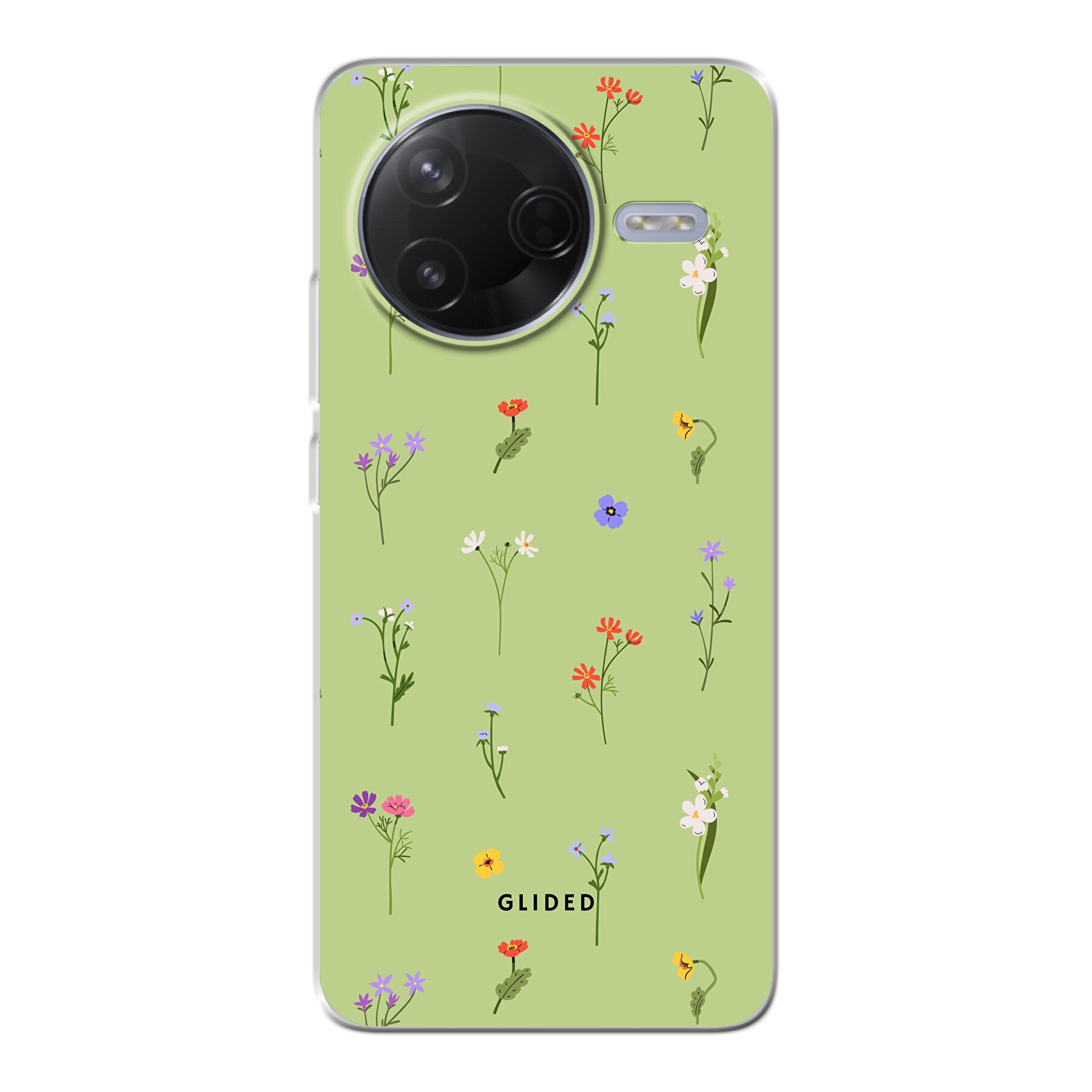 Produktbild Green Floral - Xiaomi Poco F7 Pro Handyhülle