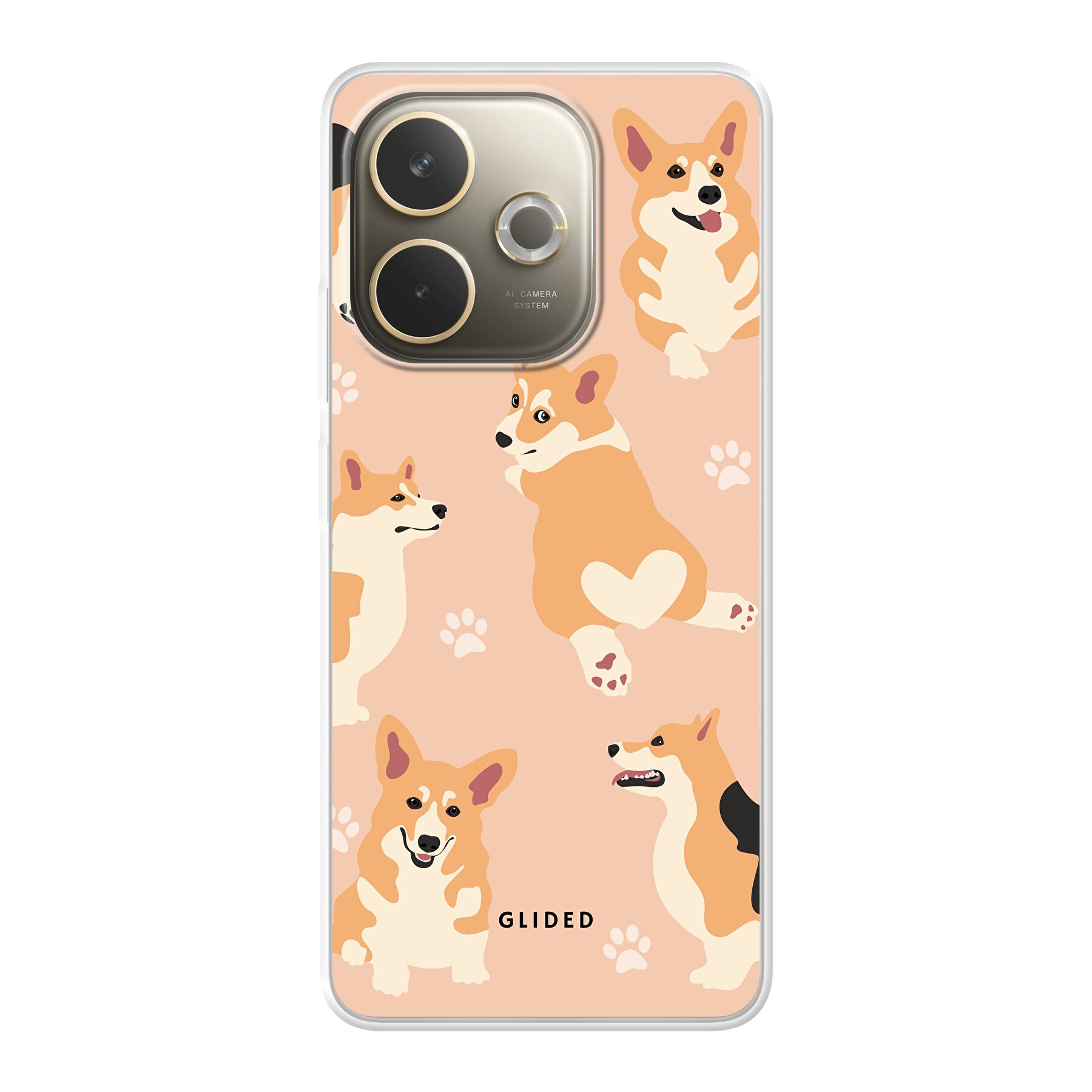 Produktbild Corgi Love - Oppo A5 Pro 4G Handyhülle