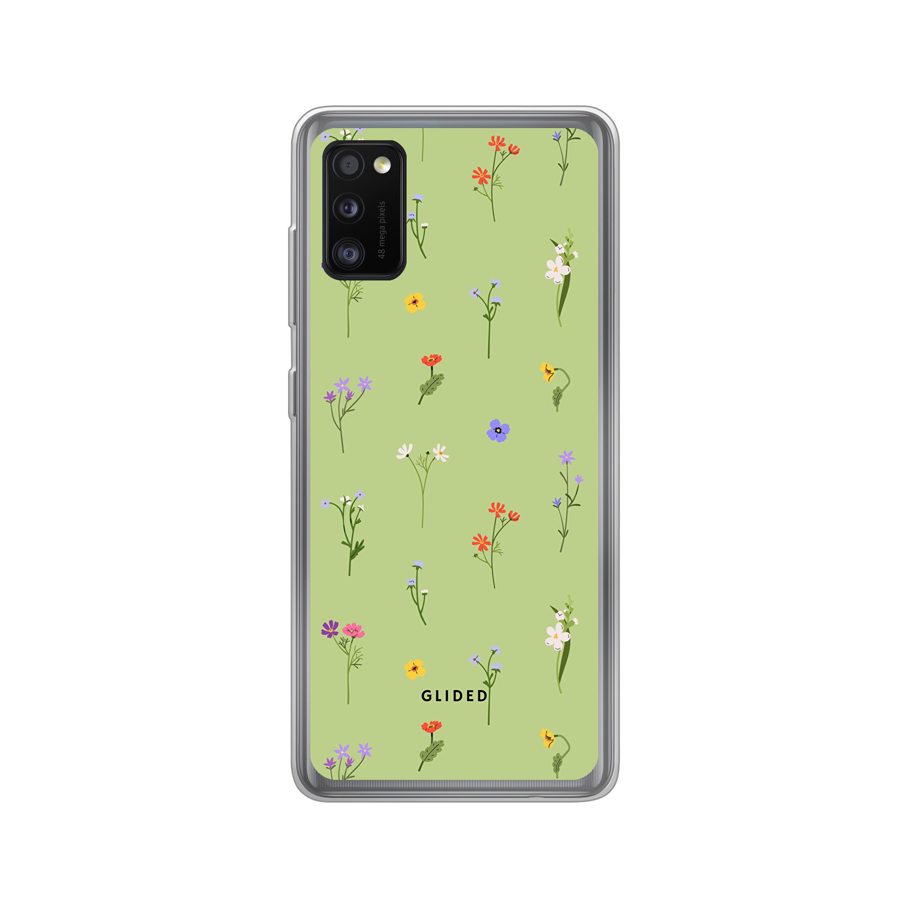 Produktbild Green Floral - Samsung Galaxy A41 Handyhülle