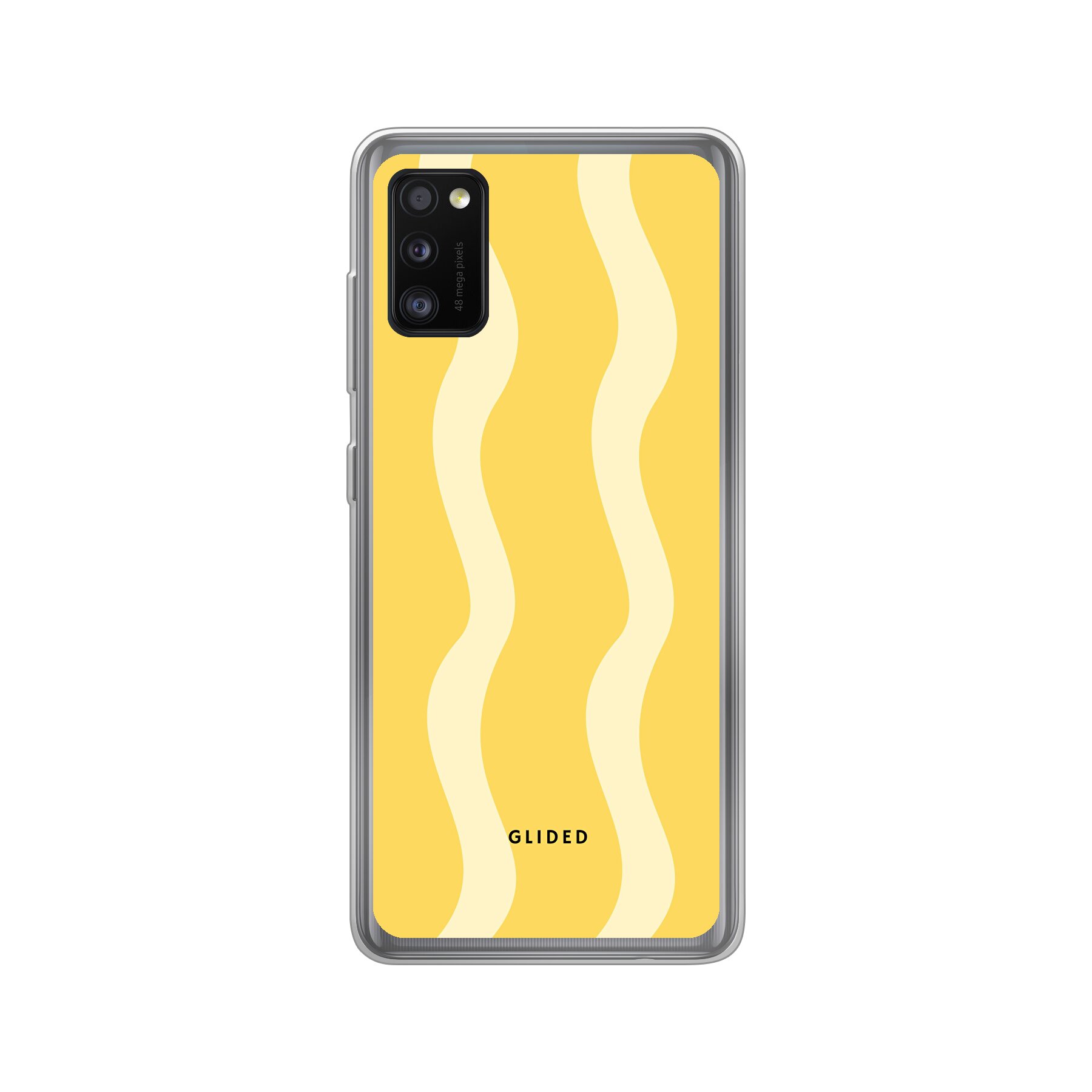 Produktbild Yellow Wavy - Samsung Galaxy A41 Handyhülle