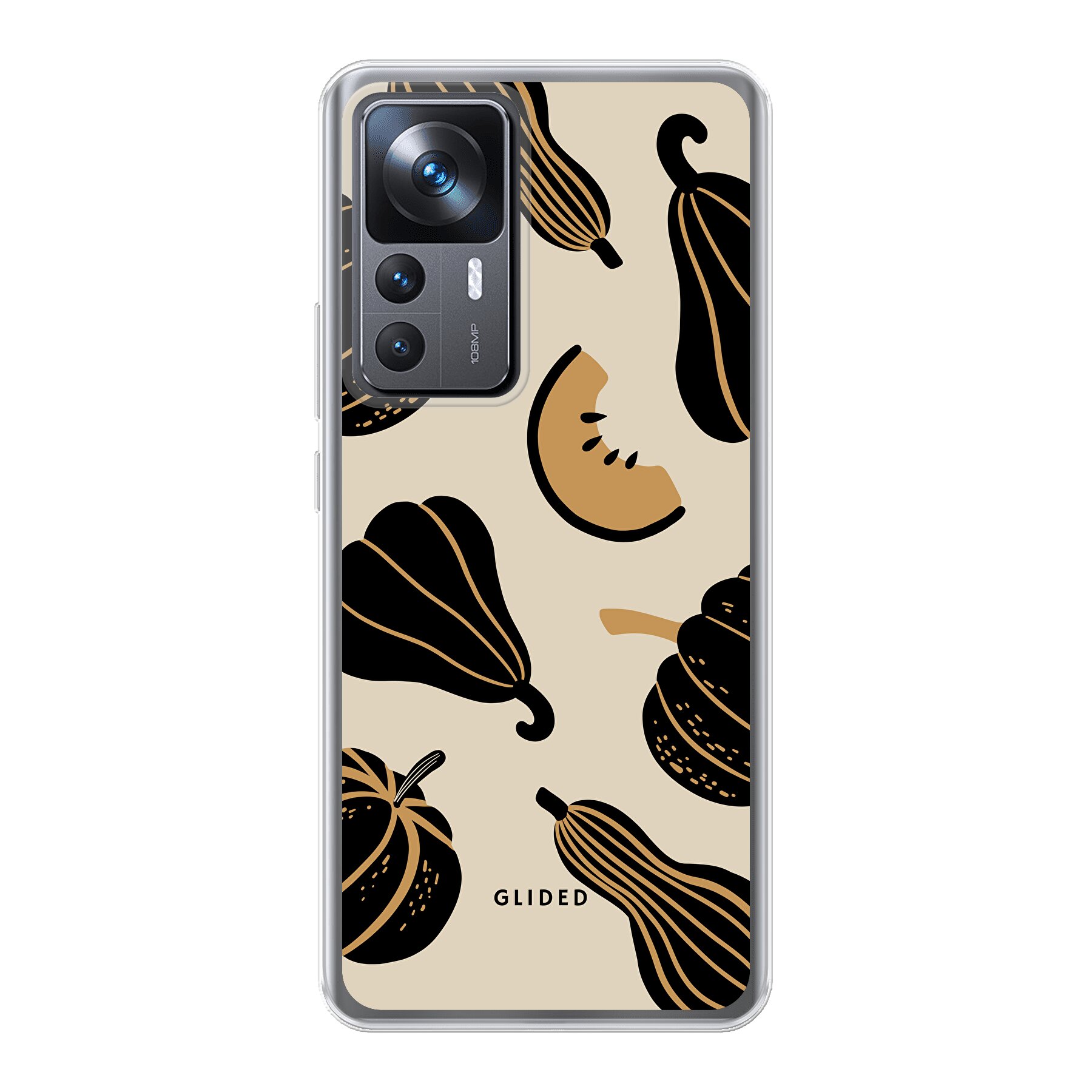 Produktbild Beige and Black Pumpkin - Xiaomi 12T Pro Handyhülle