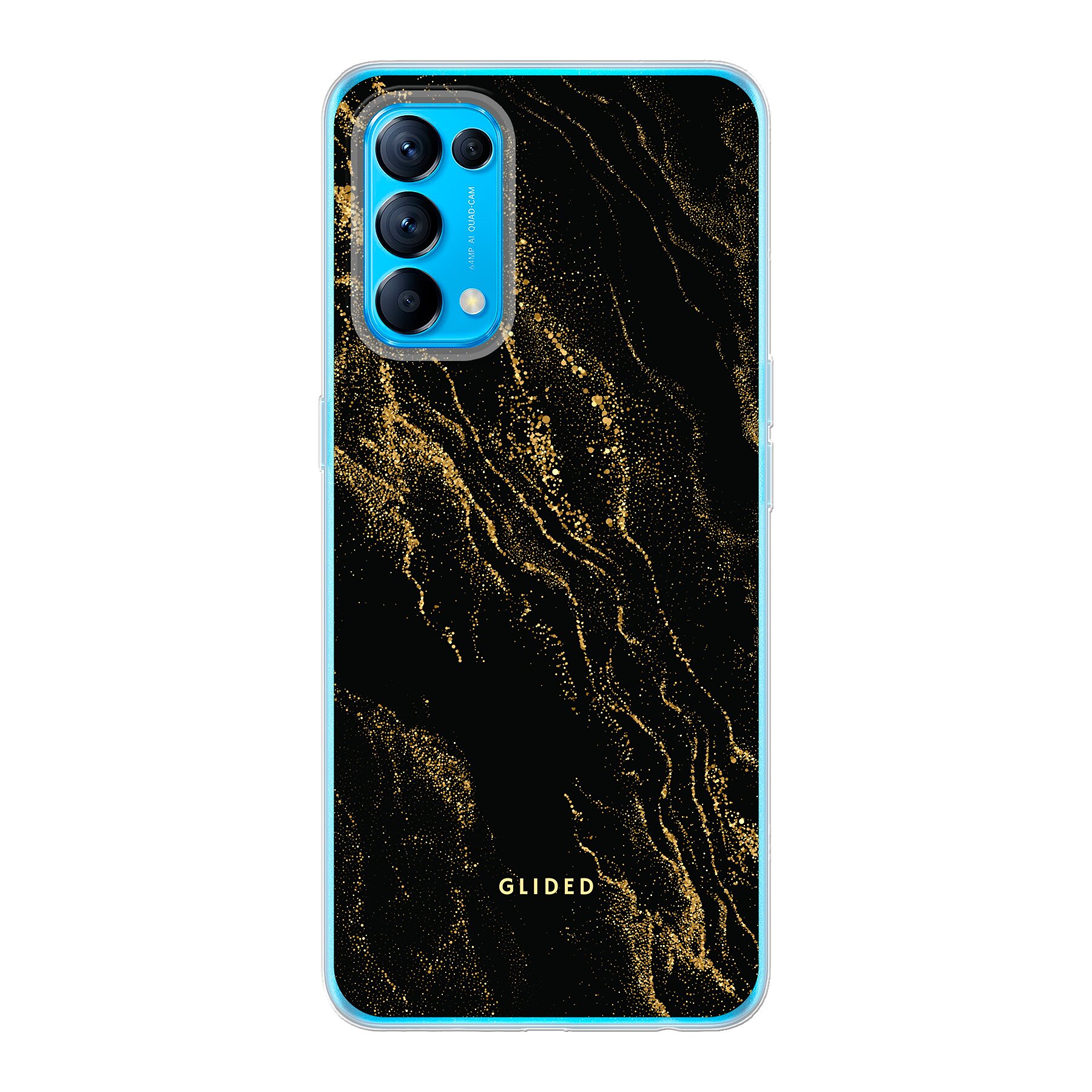 Produktbild Black Marble - Oppo Find X3 Lite Handyhülle