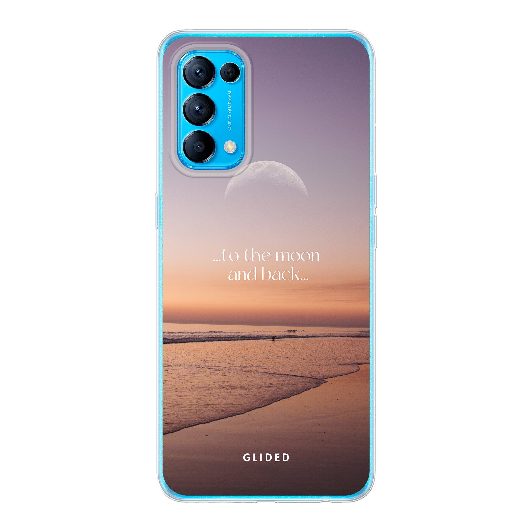 Produktbild To the Moon - Oppo Find X3 Lite Handyhülle