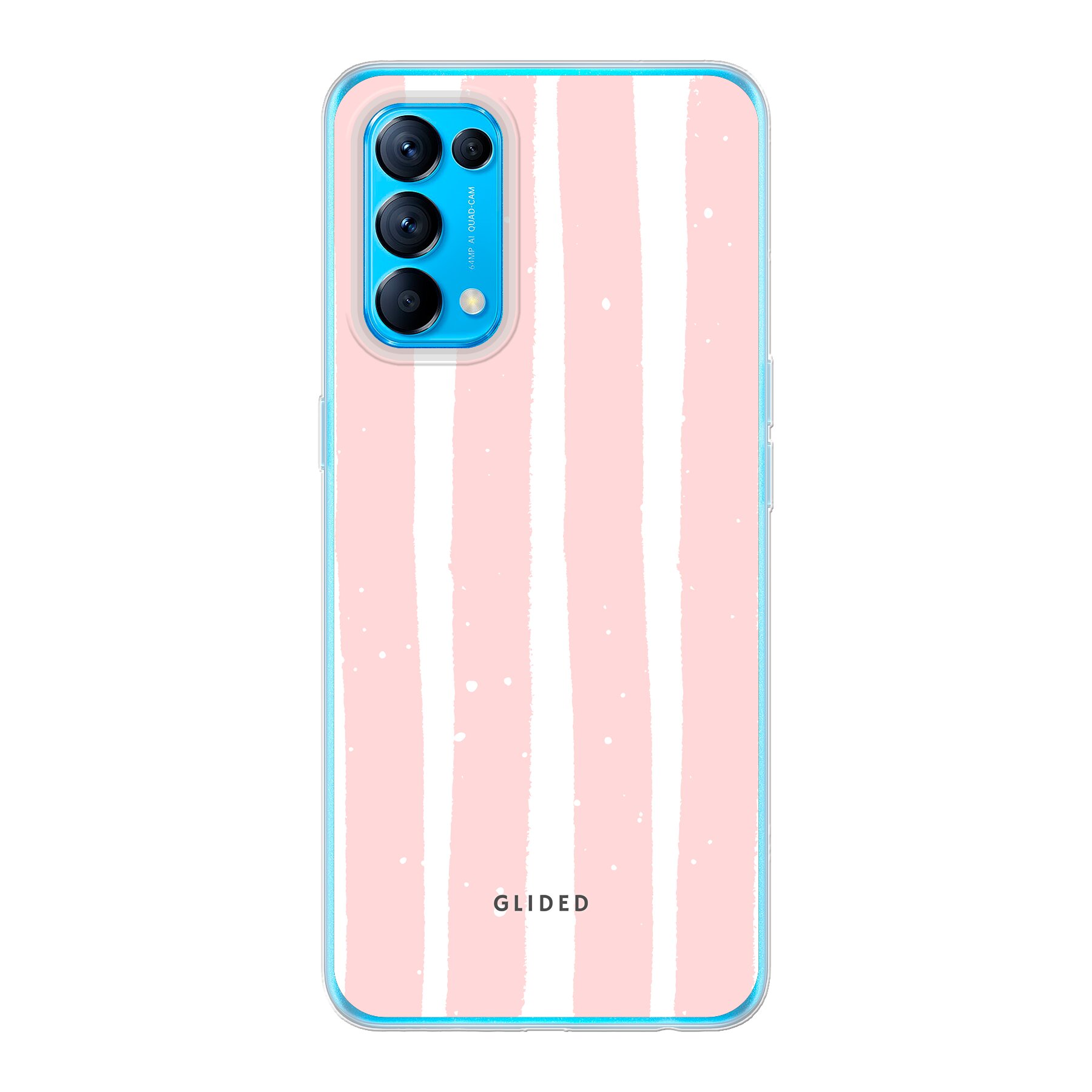 Produktbild Pink Stripes - Oppo Find X3 Lite Handyhülle