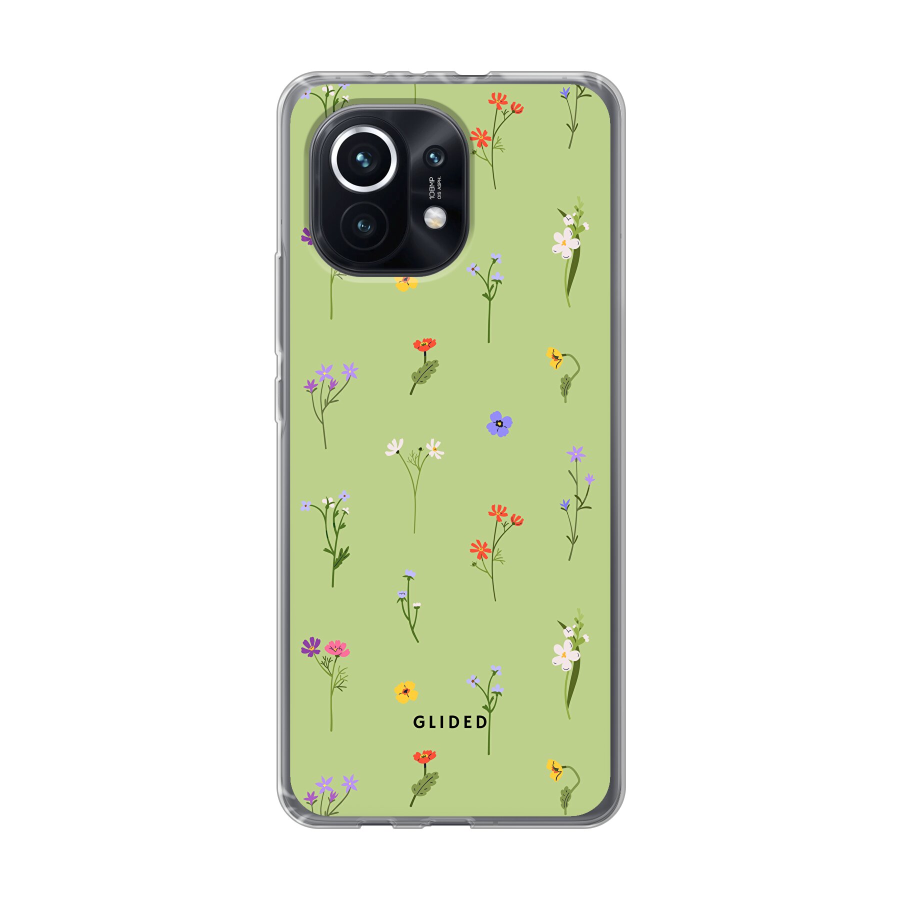 Produktbild Green Floral - Xiaomi Mi 11 Handyhülle