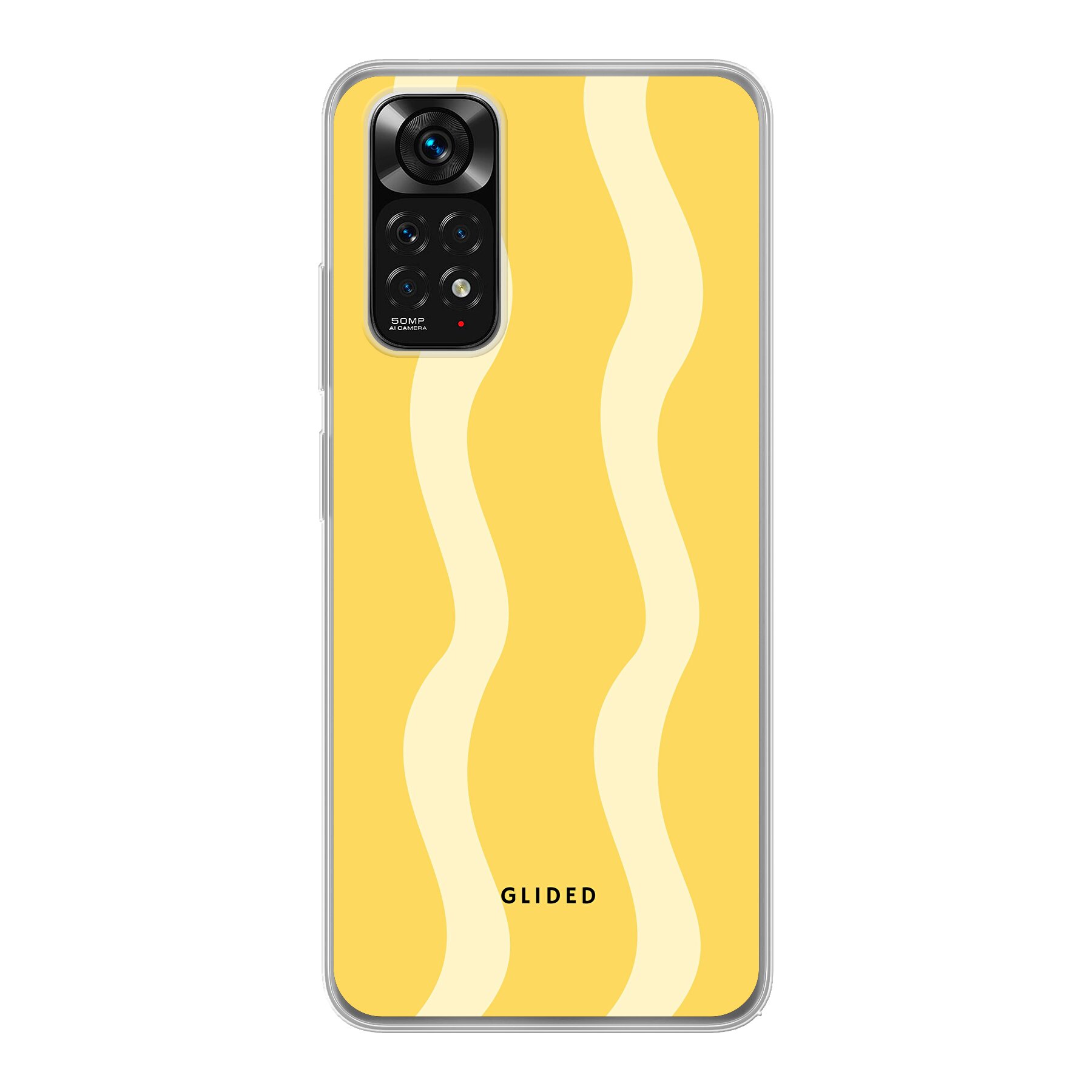 Produktbild Yellow Wavy - Xiaomi Redmi Note 11S Handyhülle