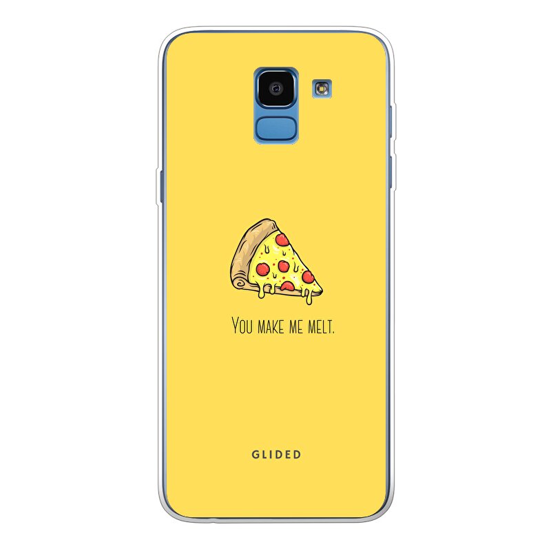 Flirty Pizza - Samsung Galaxy J6 2018 Handyhülle