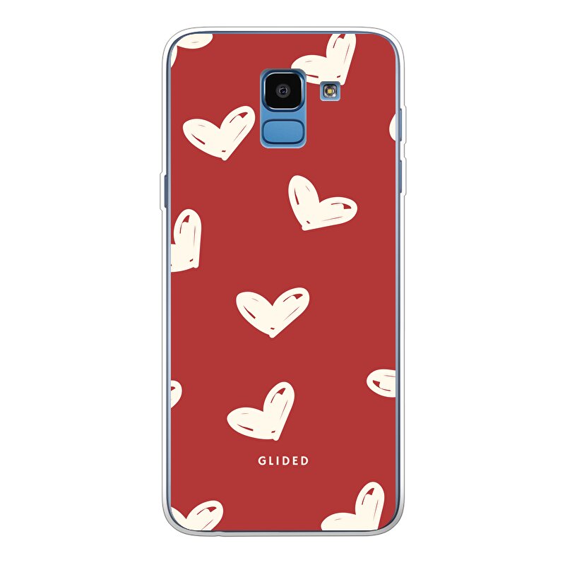 Red Love - Samsung Galaxy J6 2018 Handyhülle