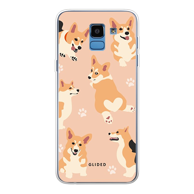 Corgi Love - Samsung Galaxy J6 2018 Handyhülle
