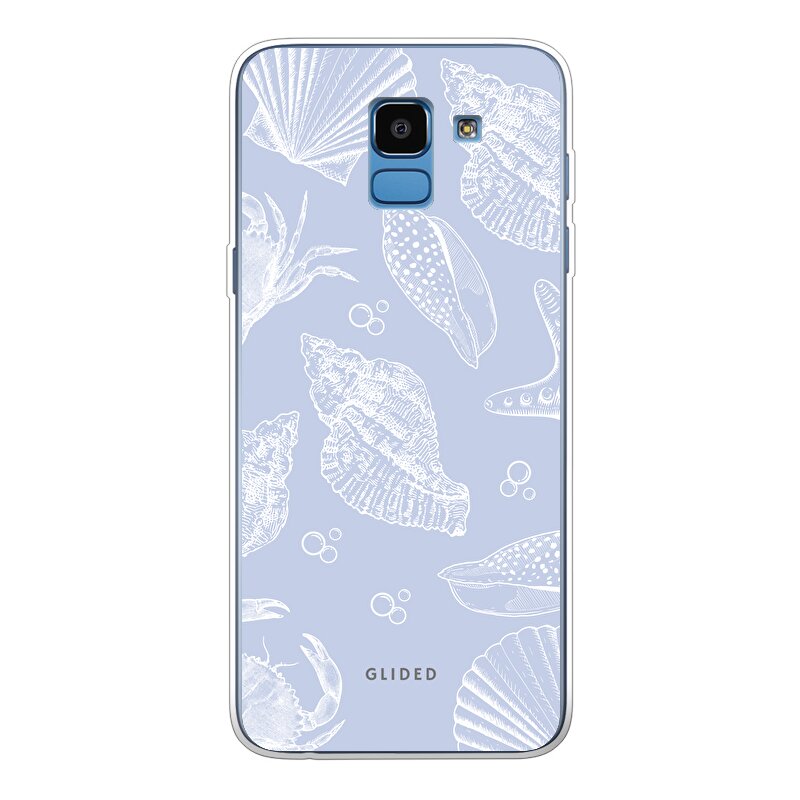 Aqua Shells - Samsung Galaxy J6 2018 Handyhülle
