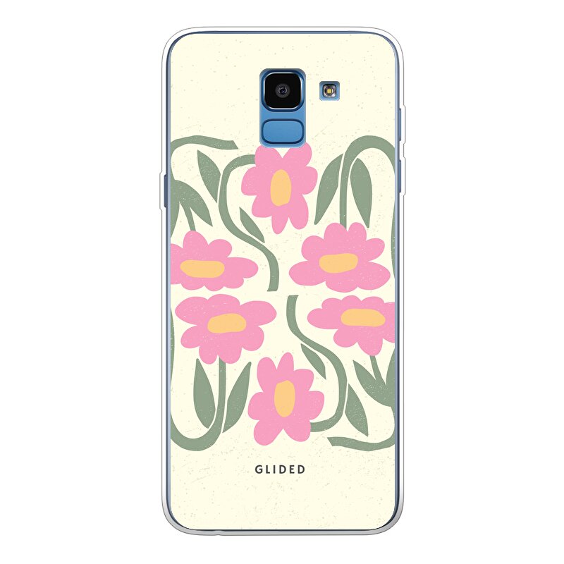 Flowy Pink - Samsung Galaxy J6 2018 Handyhülle