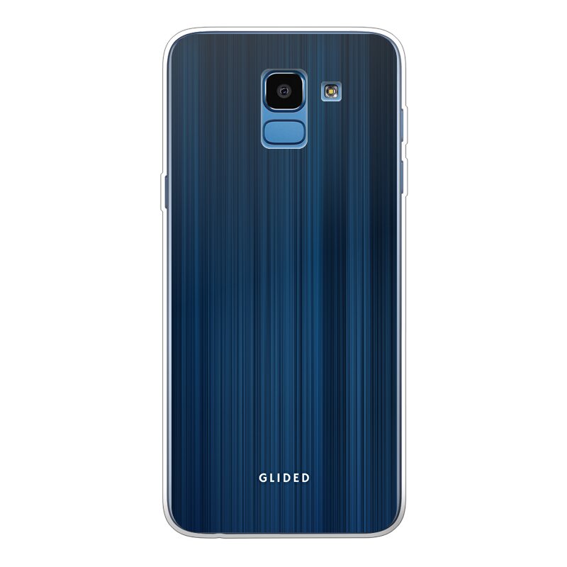 Abstract Blue - Samsung Galaxy J6 2018 Handyhülle