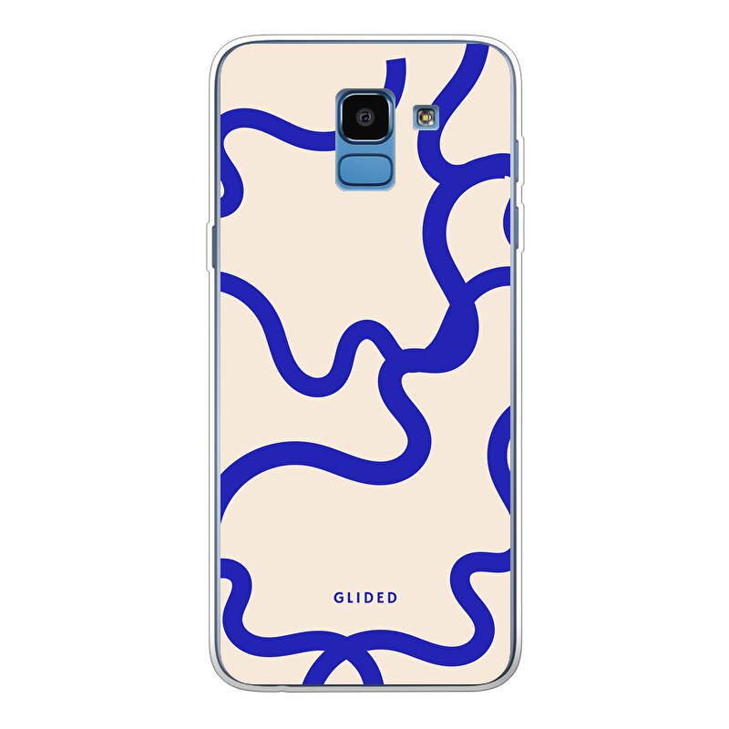 Blue Line - Samsung Galaxy J6 2018 Handyhülle