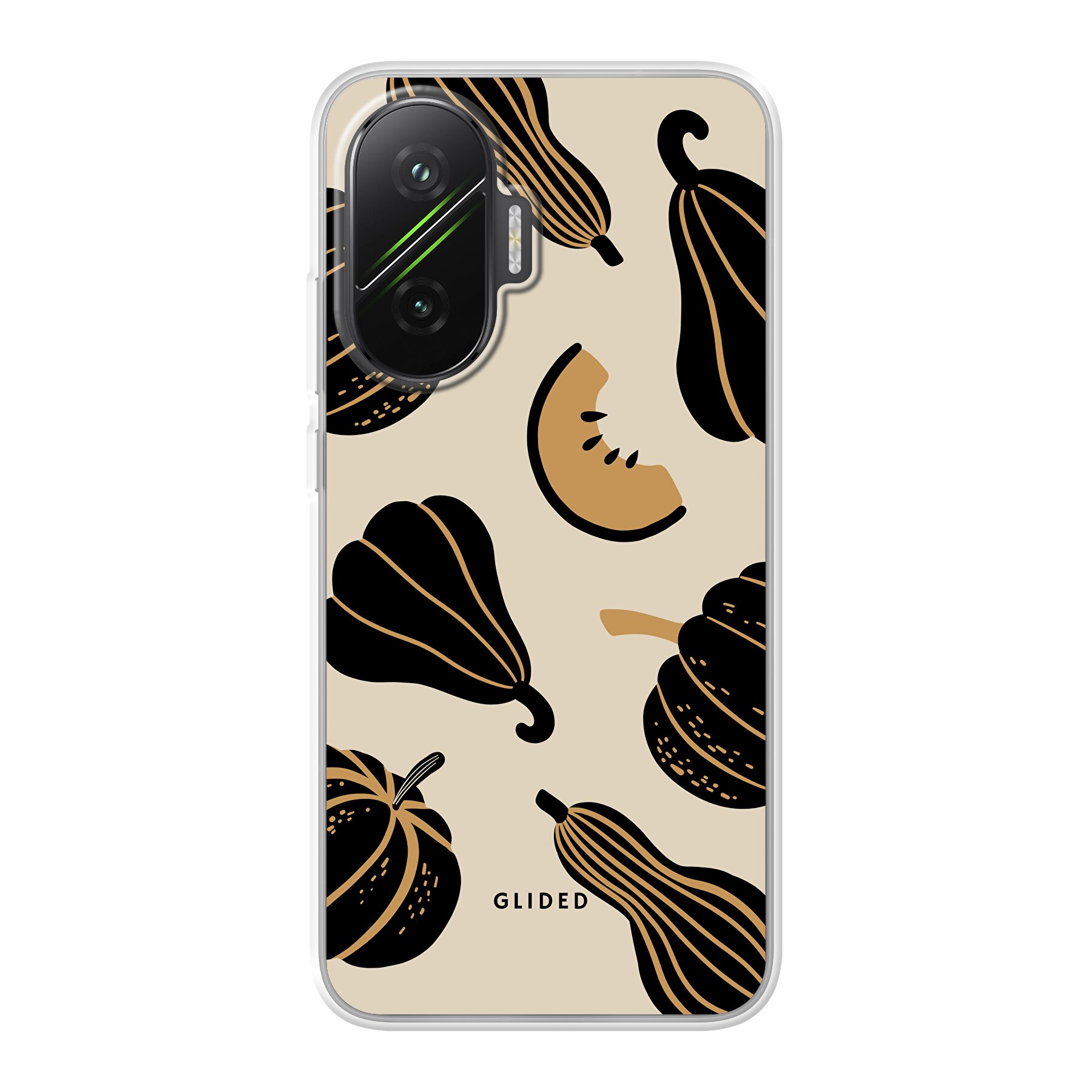 Produktbild Beige and Black Pumpkin - Xiaomi Poco F7 Handyhülle