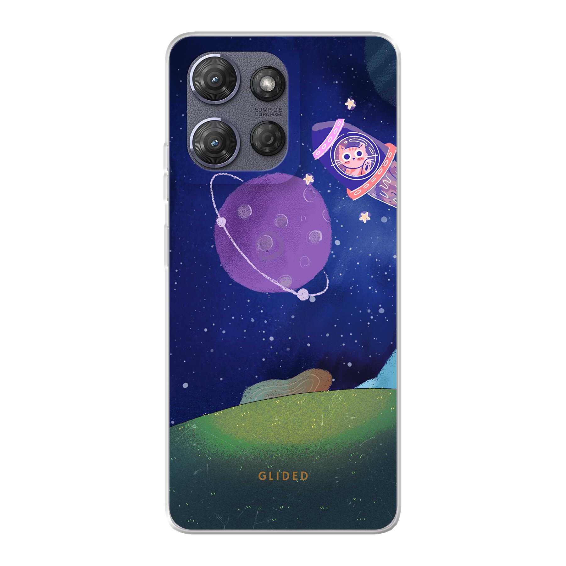 Galaxy Cat - Motorola Moto G Power 2025 Handyhülle