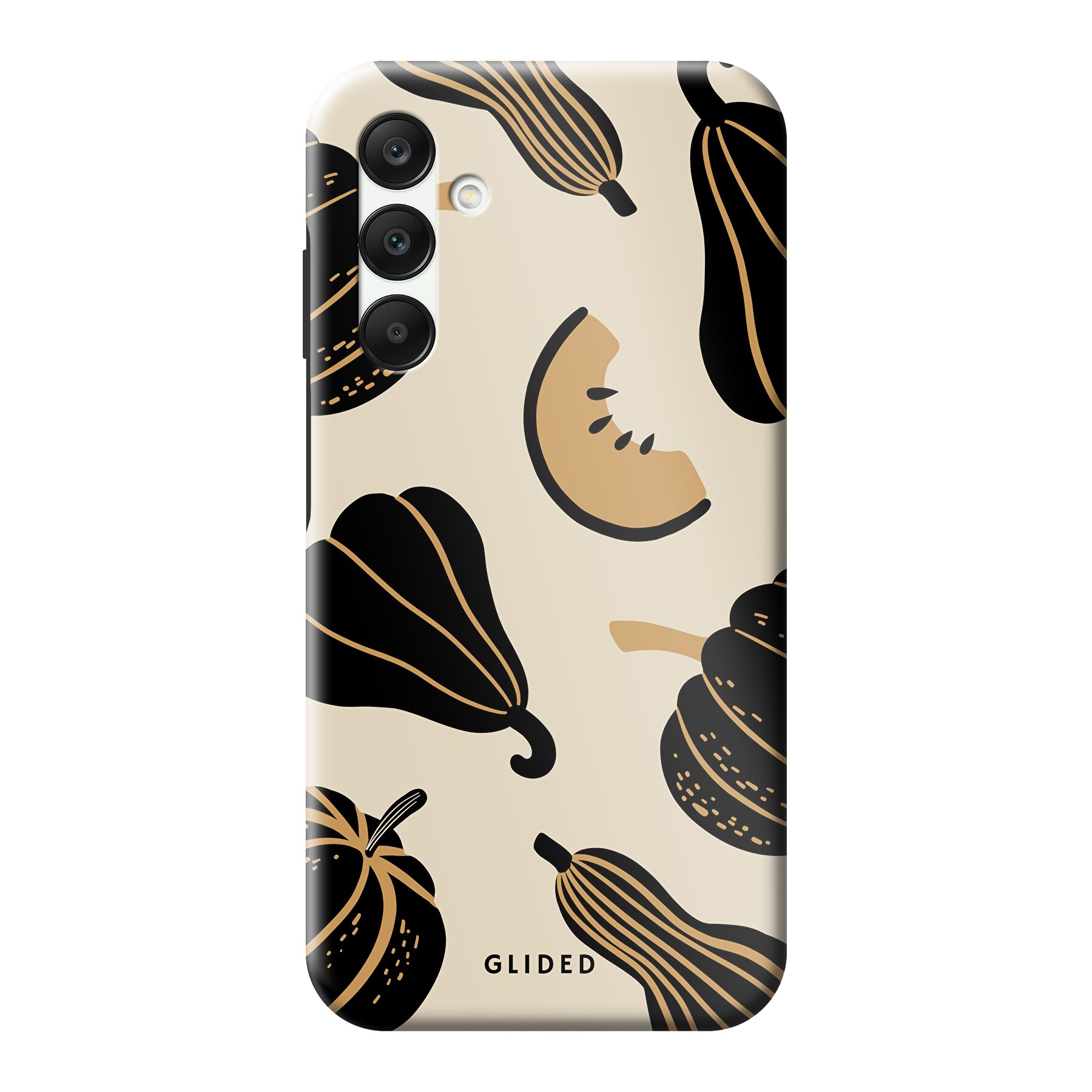 Produktbild Beige and Black Pumpkin - Samsung Galaxy A25 Handyhülle