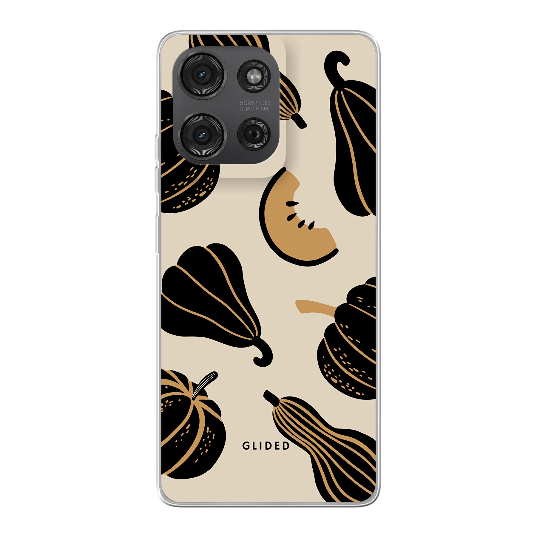 Immagine del prodotto Beige and Black Pumpkin - Motorola Moto G86 Cover