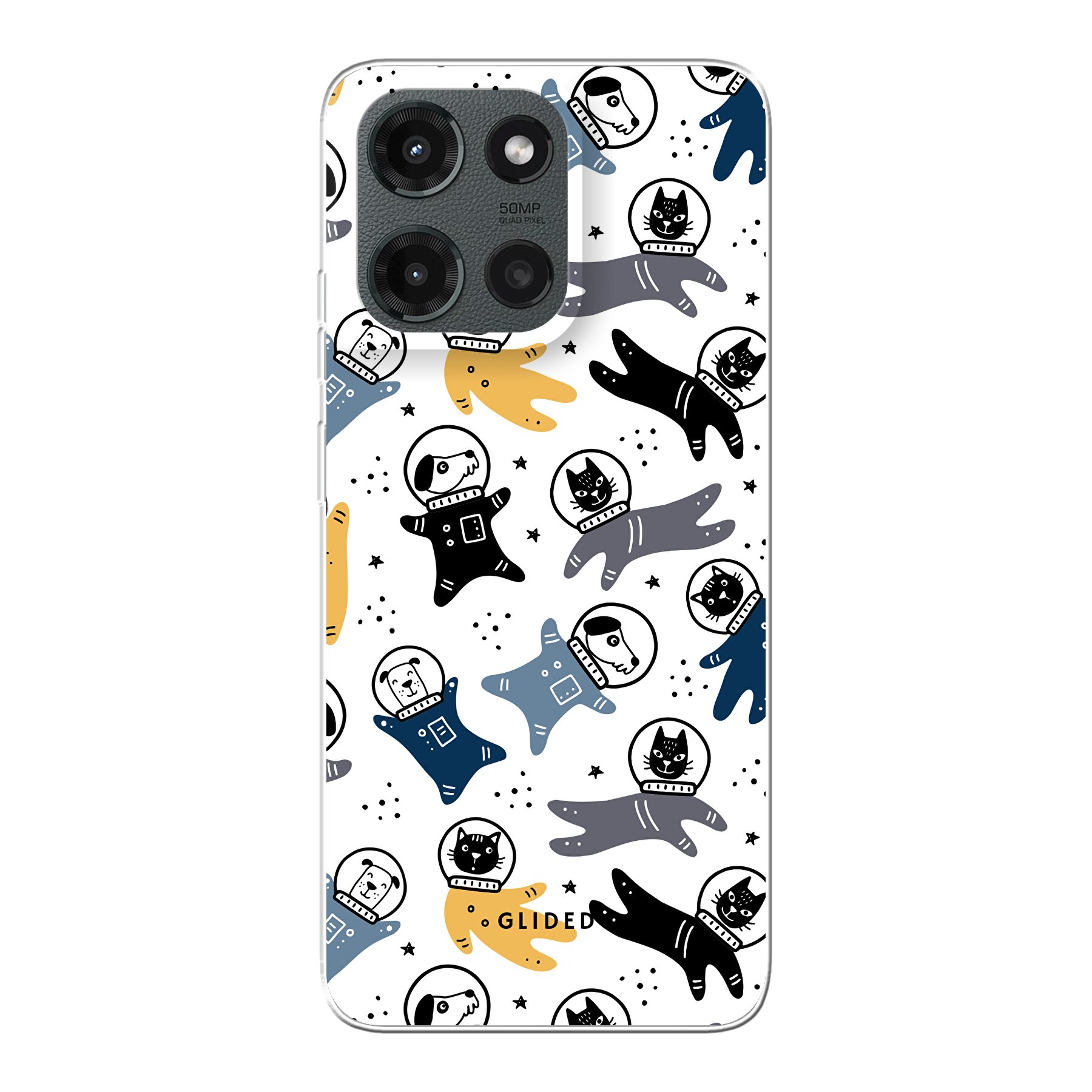 Paws Space - Motorola Moto G 2025 Handyhülle