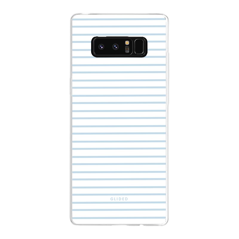 Produktbild Blue & White Stripes - Samsung Galaxy Note 8 Handyhülle