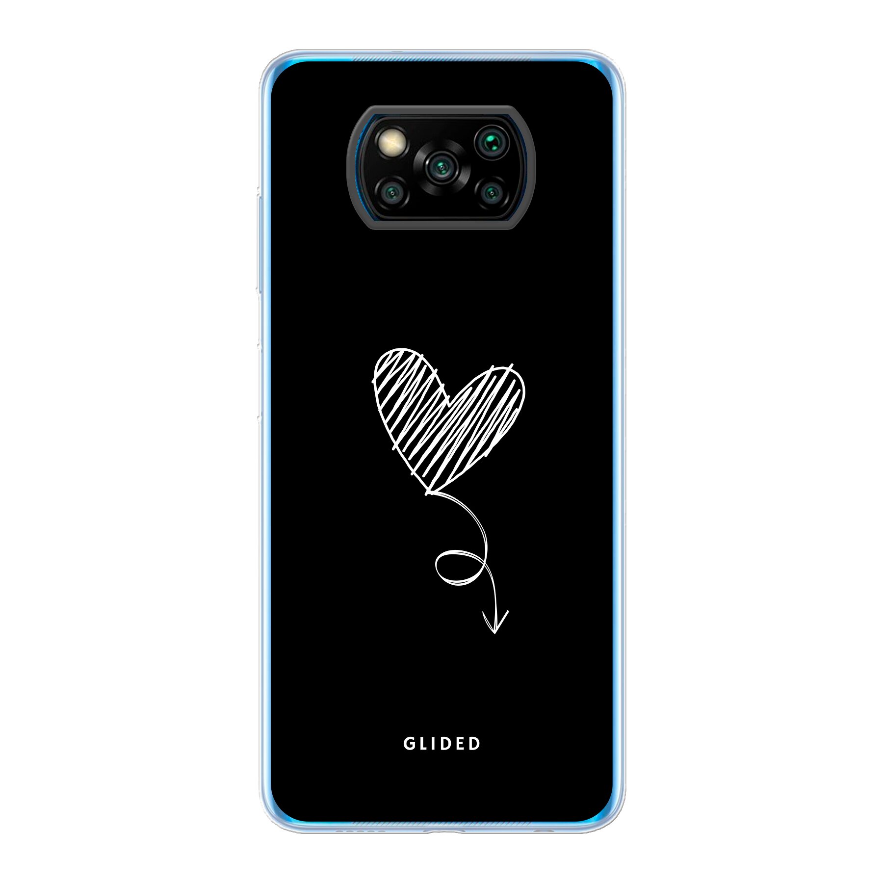 Produktbild Dark Heart - Xiaomi Poco X3 NFC Handyhülle