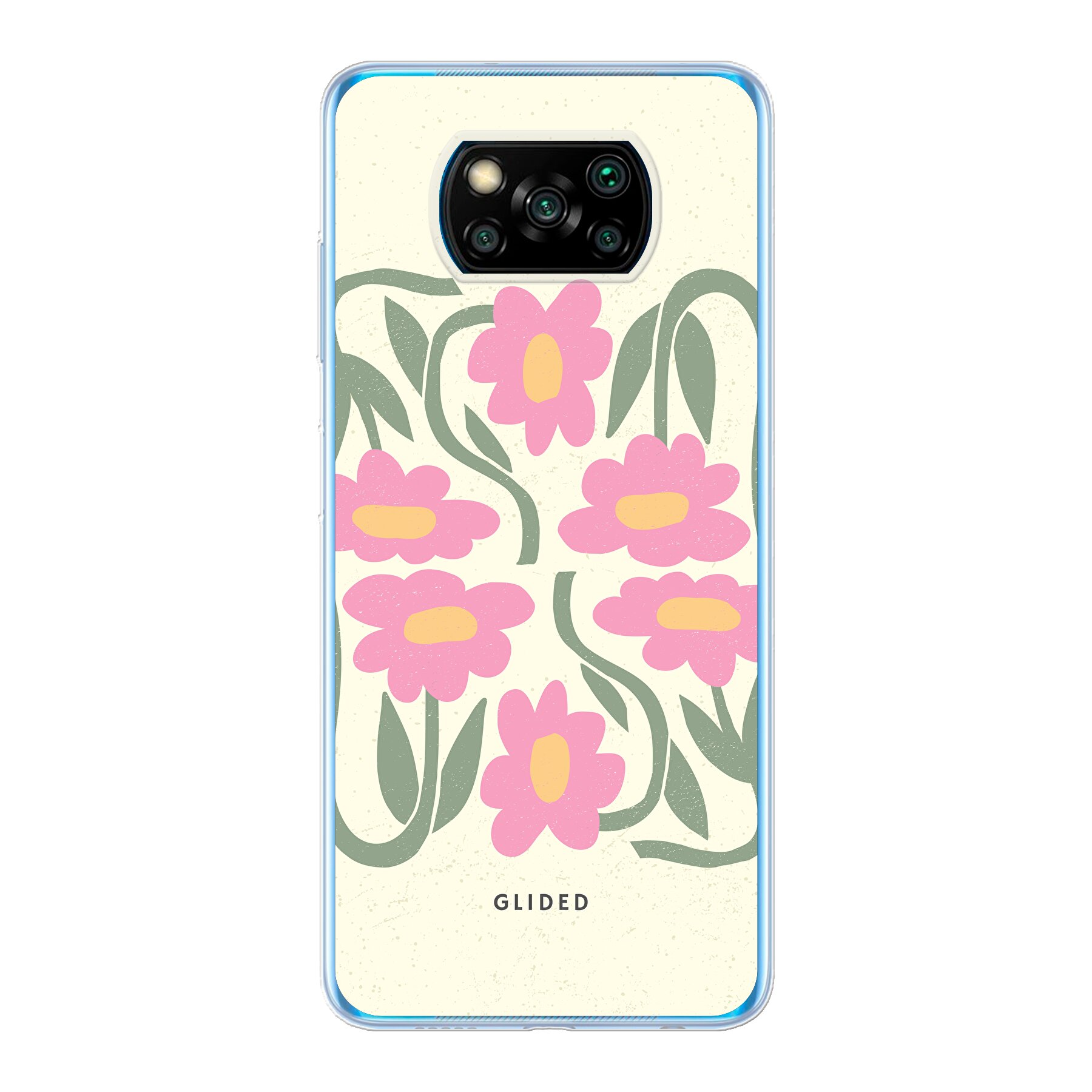 Produktbild Flowy Pink - Xiaomi Poco X3 NFC Handyhülle