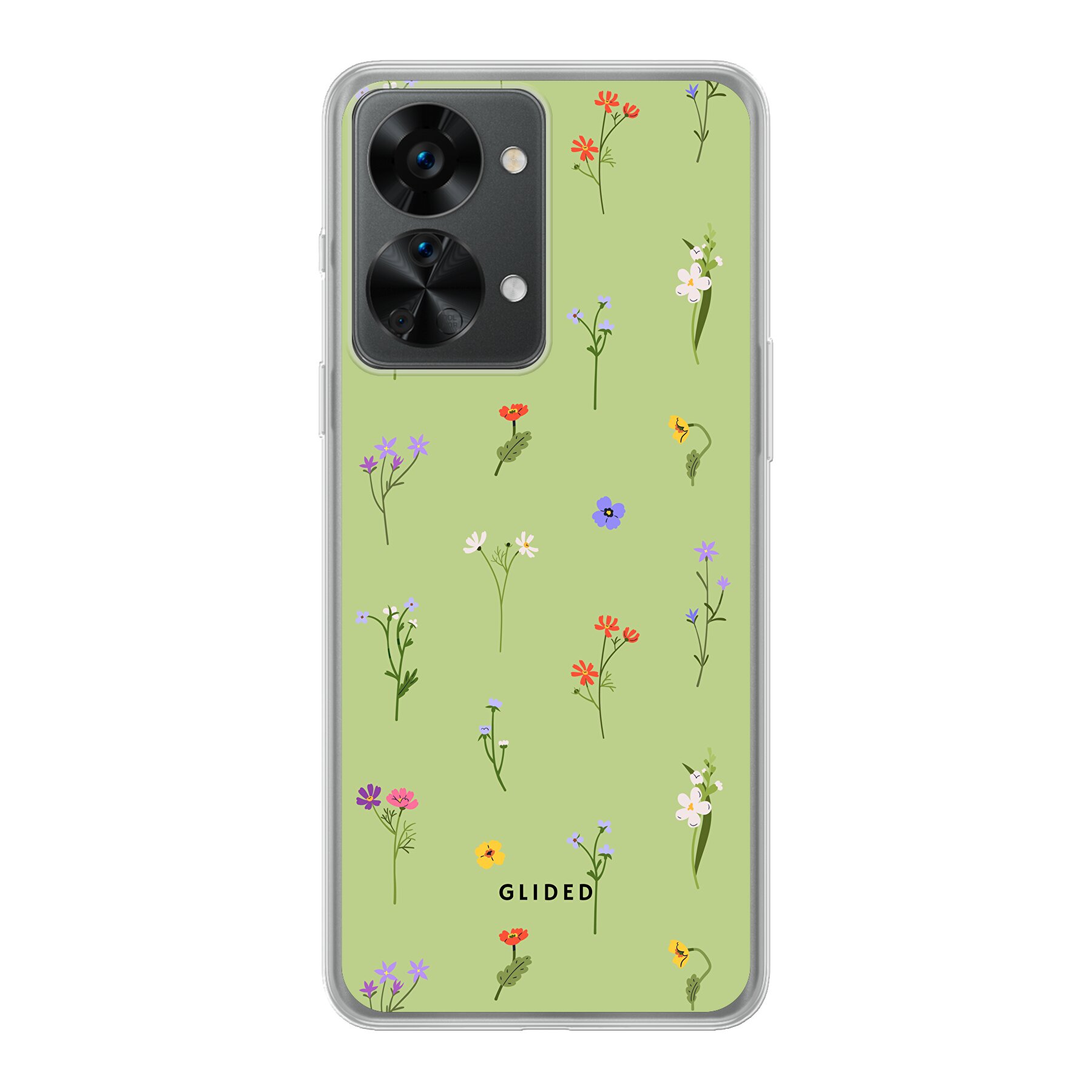 Produktbild Green Floral - OnePlus Nord 2T Handyhülle