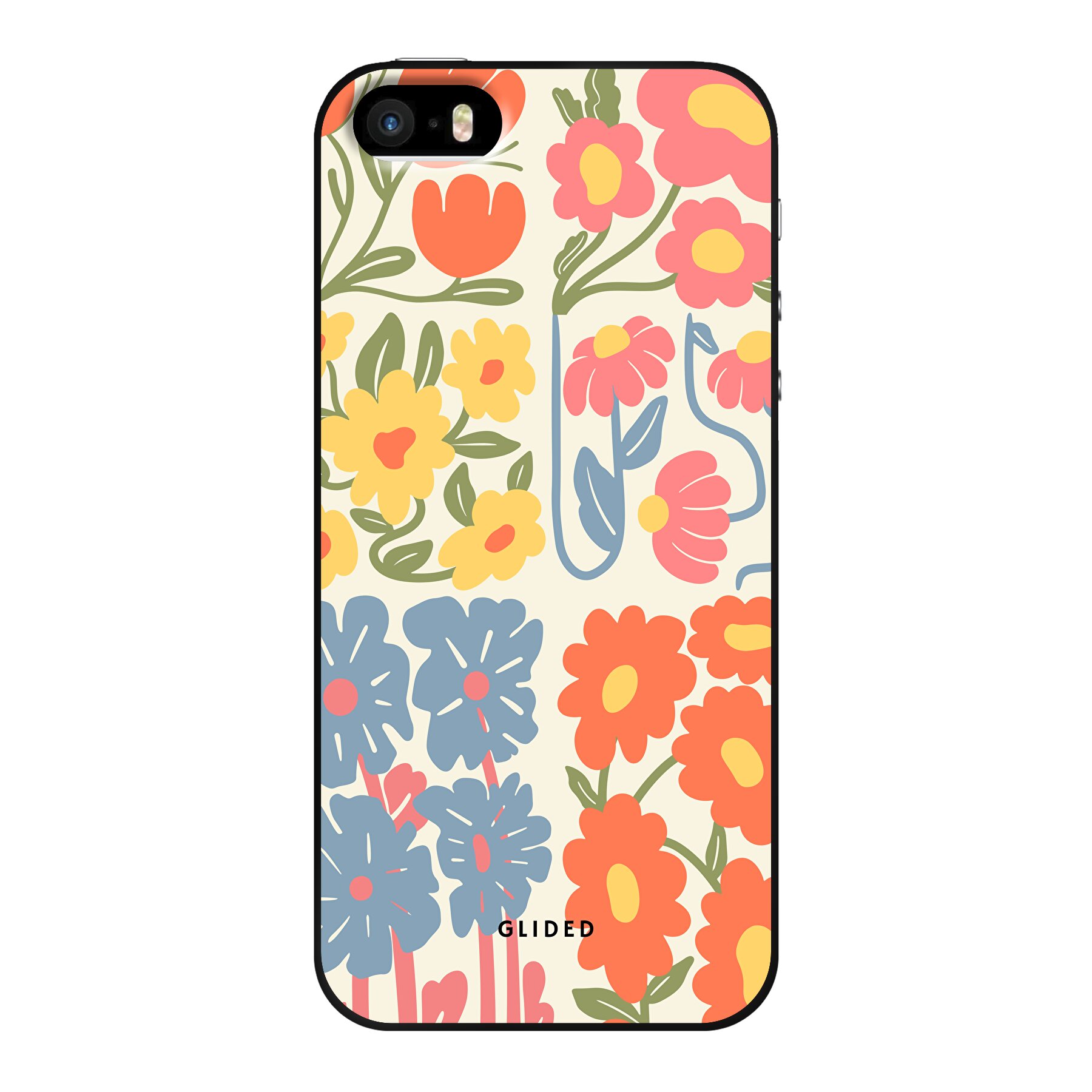 Colorful Flowy - iPhone SE 2016 Handyhülle