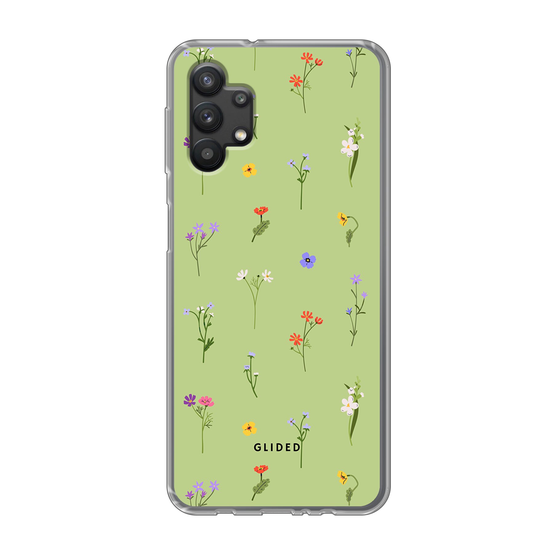 Produktbild Green Floral - Samsung Galaxy A32 5G Handyhülle