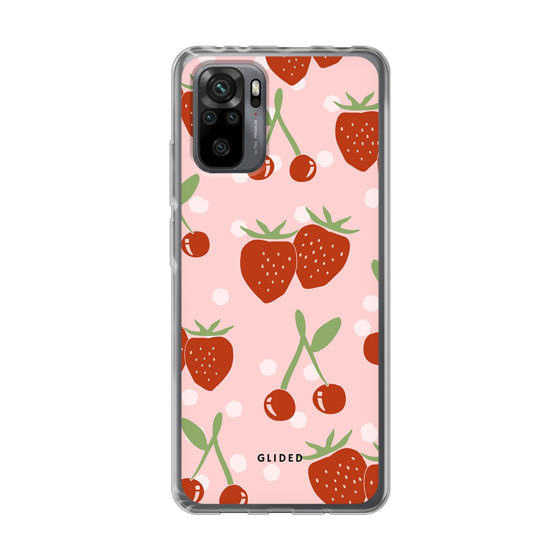 Produktbild Cherry meets Strawberry - Xiaomi Redmi Note 10 Pro Handyhülle