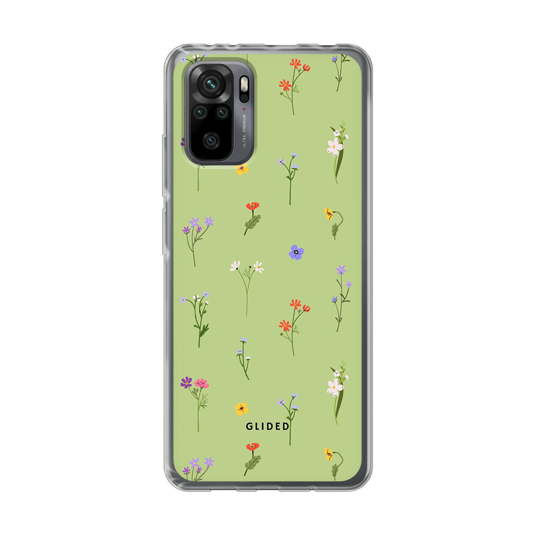 Produktbild Green Floral - Xiaomi Redmi Note 10 Pro Handyhülle