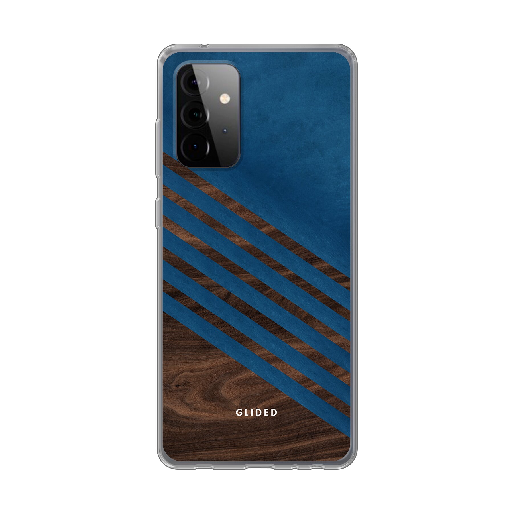 Produktbild Blue Wood - Samsung Galaxy A72 5G Handyhülle