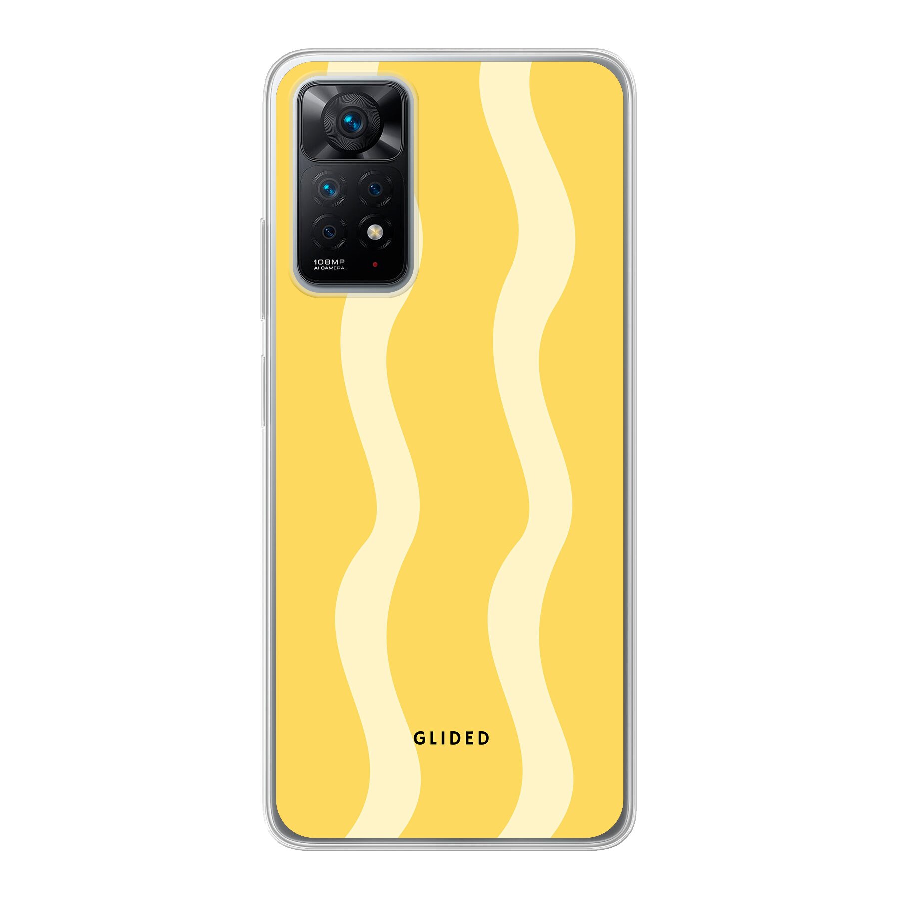 Produktbild Yellow Wavy - Xiaomi Redmi Note 11 Pro Handyhülle