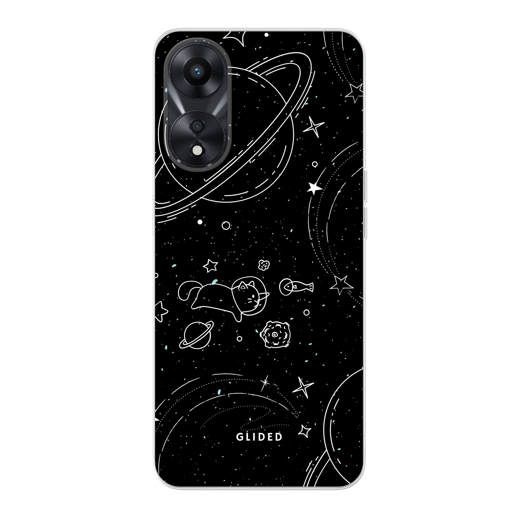 Cosmic Cat - Oppo A78 5G Handyhülle
