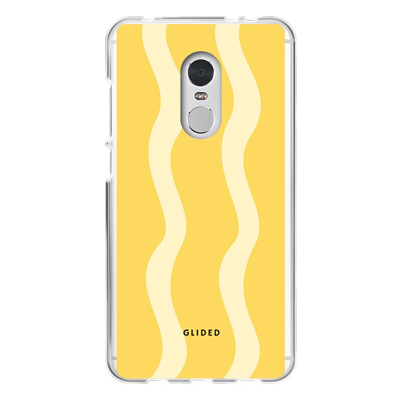 Produktbild Yellow Wavy - Xiaomi Redmi 5 Handyhülle