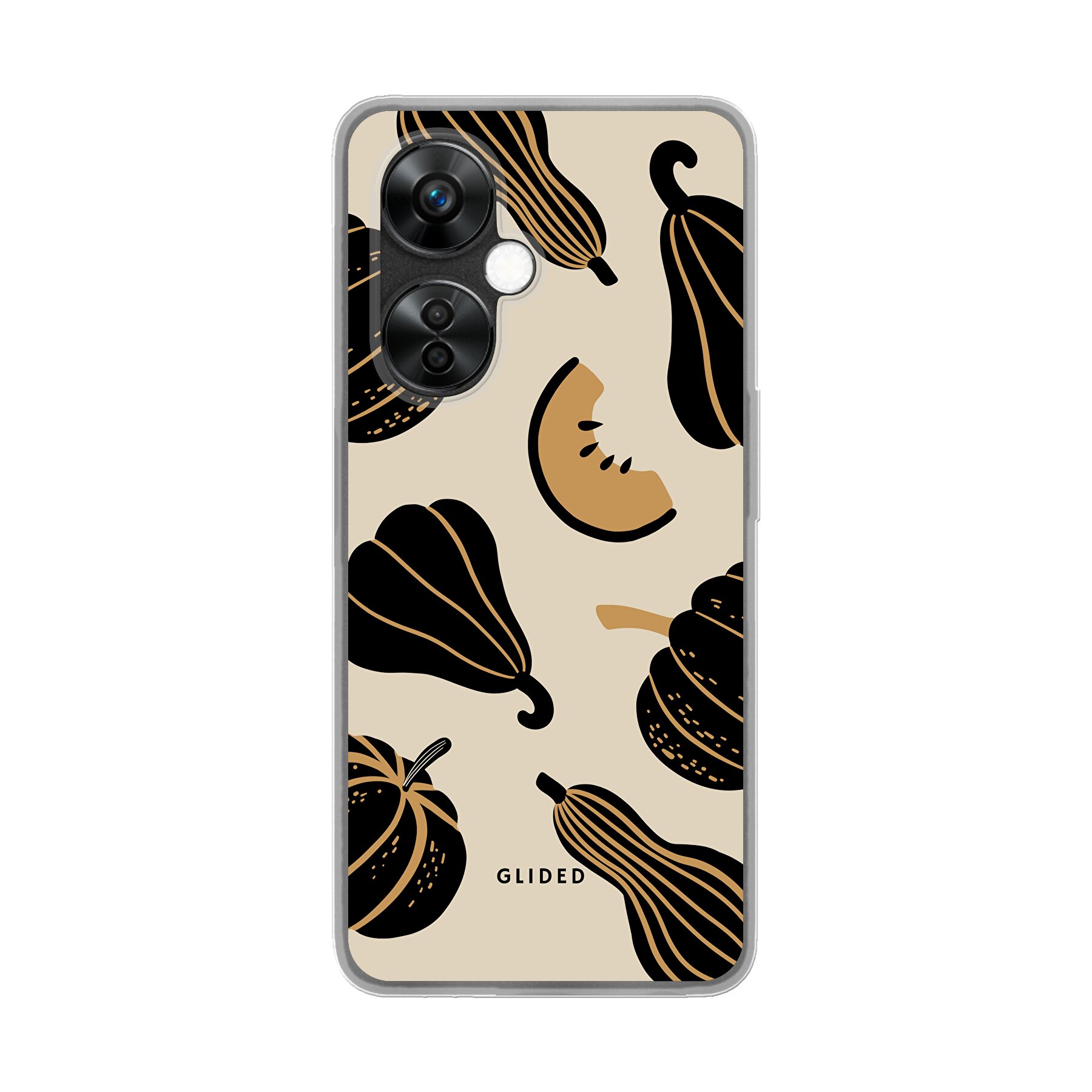 Produktbild Beige and Black Pumpkin - OnePlus Nord CE 3 Lite Handyhülle