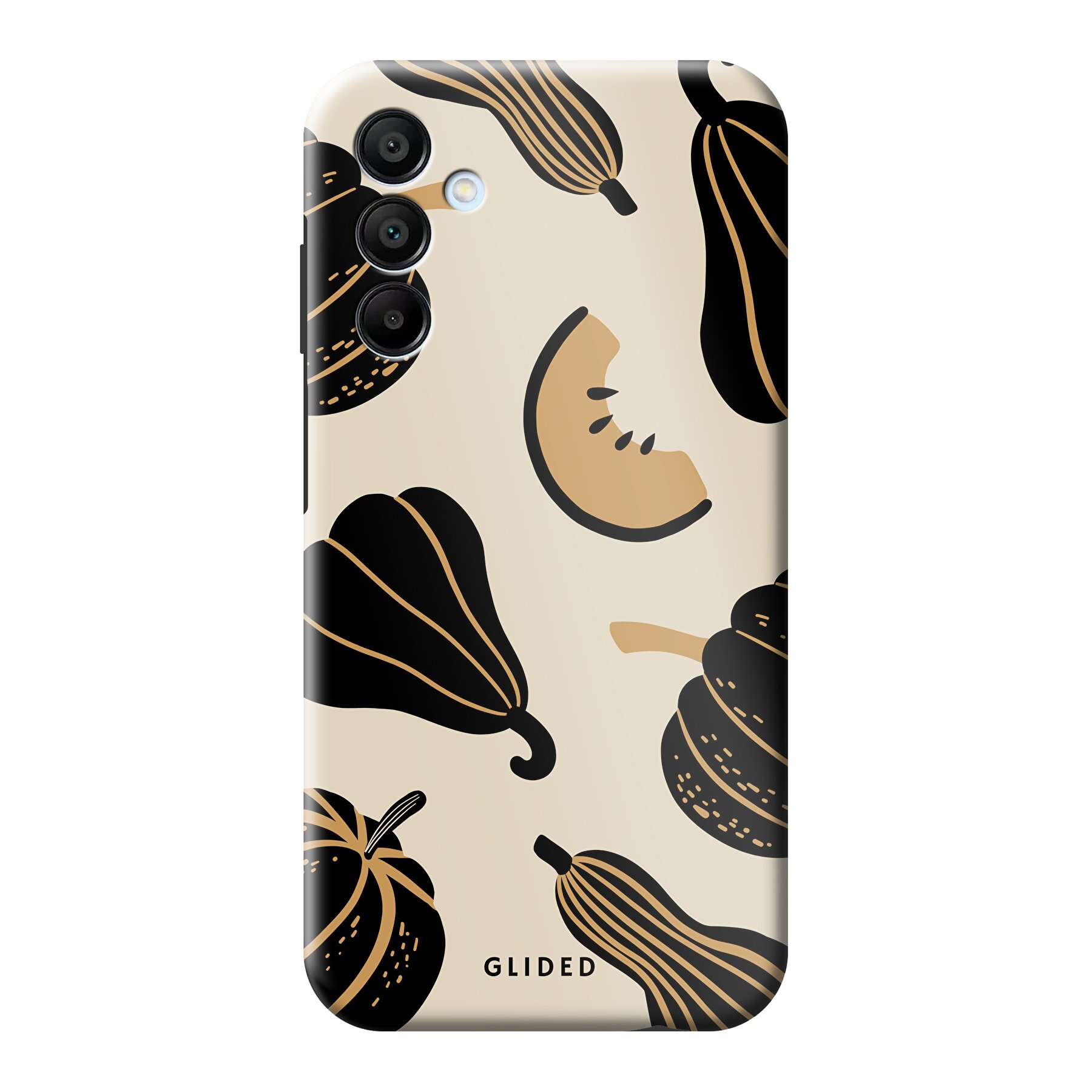 Produktbild Beige and Black Pumpkin - Samsung Galaxy A15 Handyhülle