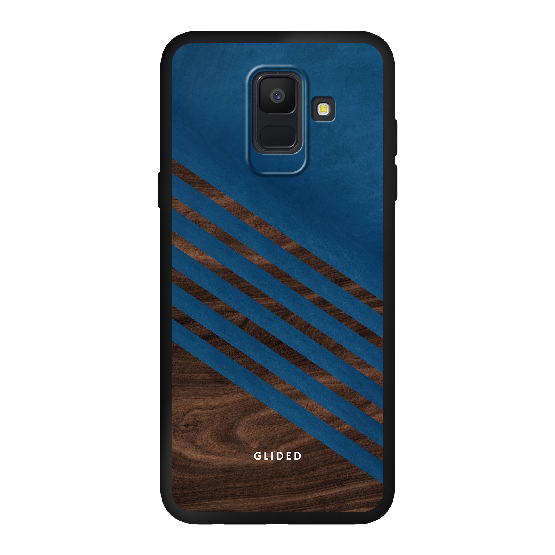 Produktbild Blue Wood - Samsung Galaxy A6 2018 Handyhülle