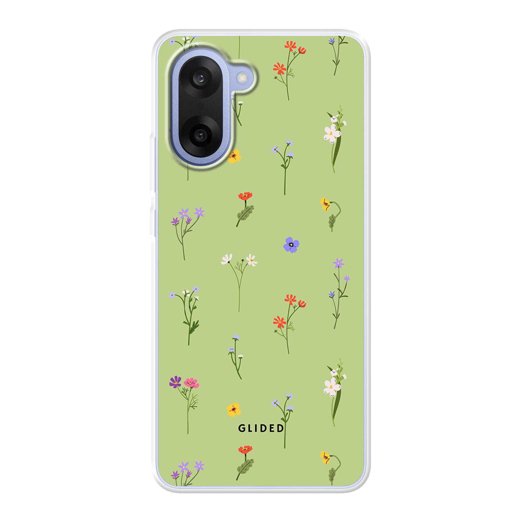 Produktbild Green Floral - OnePlus Nord CE5 Handyhülle