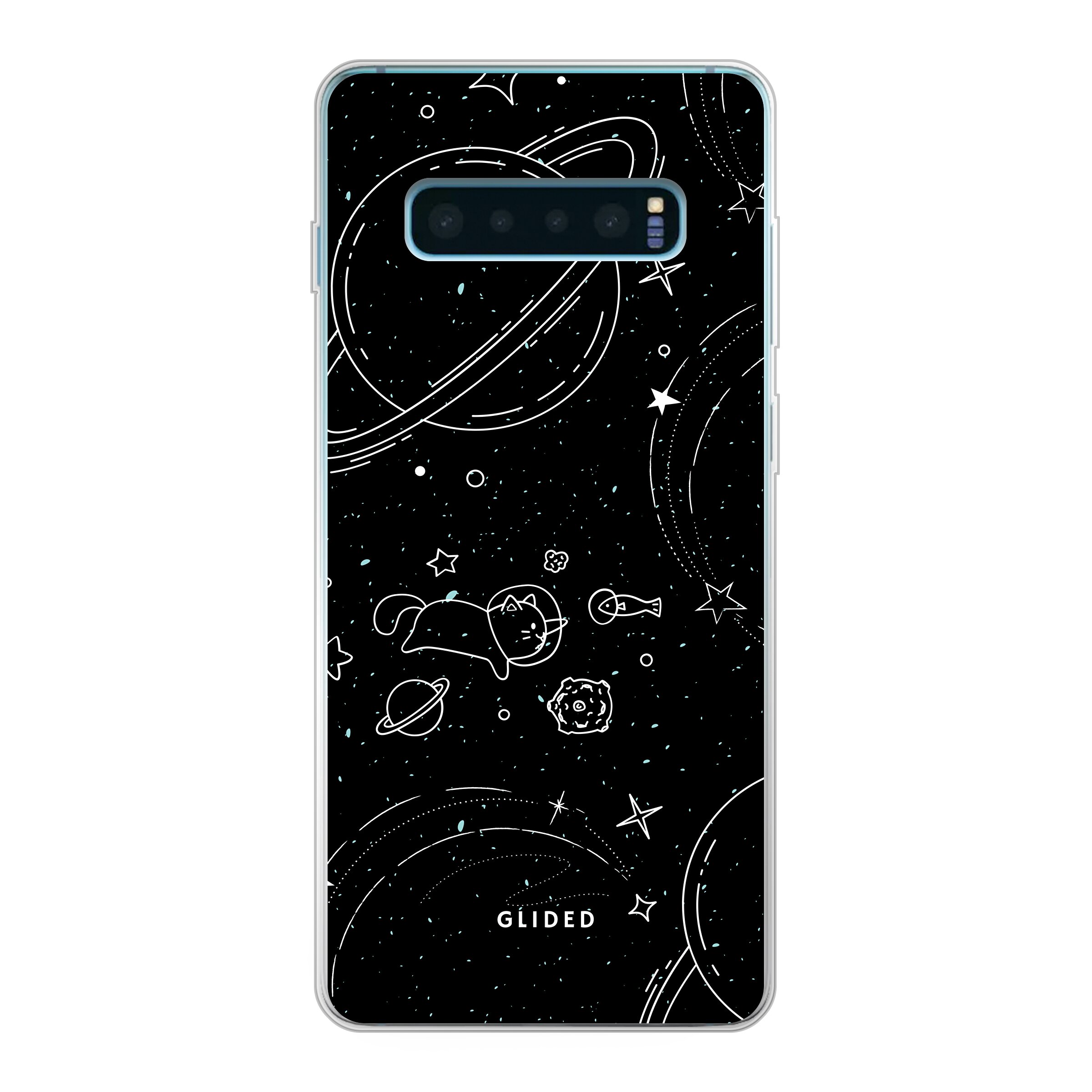 Produktbild Cosmic Cat - Samsung Galaxy S10 Plus Handyhülle