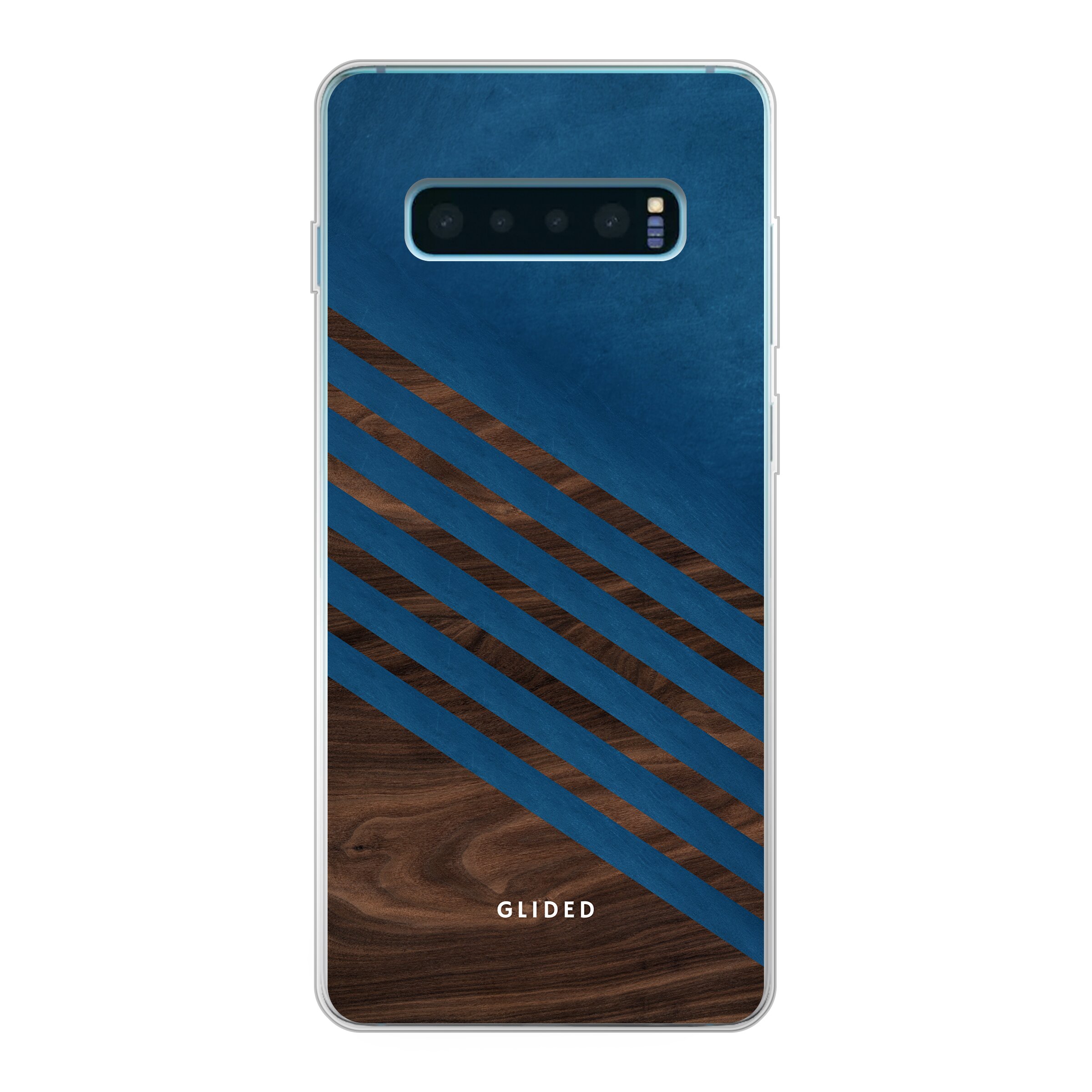 Produktbild Blue Wood - Samsung Galaxy S10 Plus Handyhülle