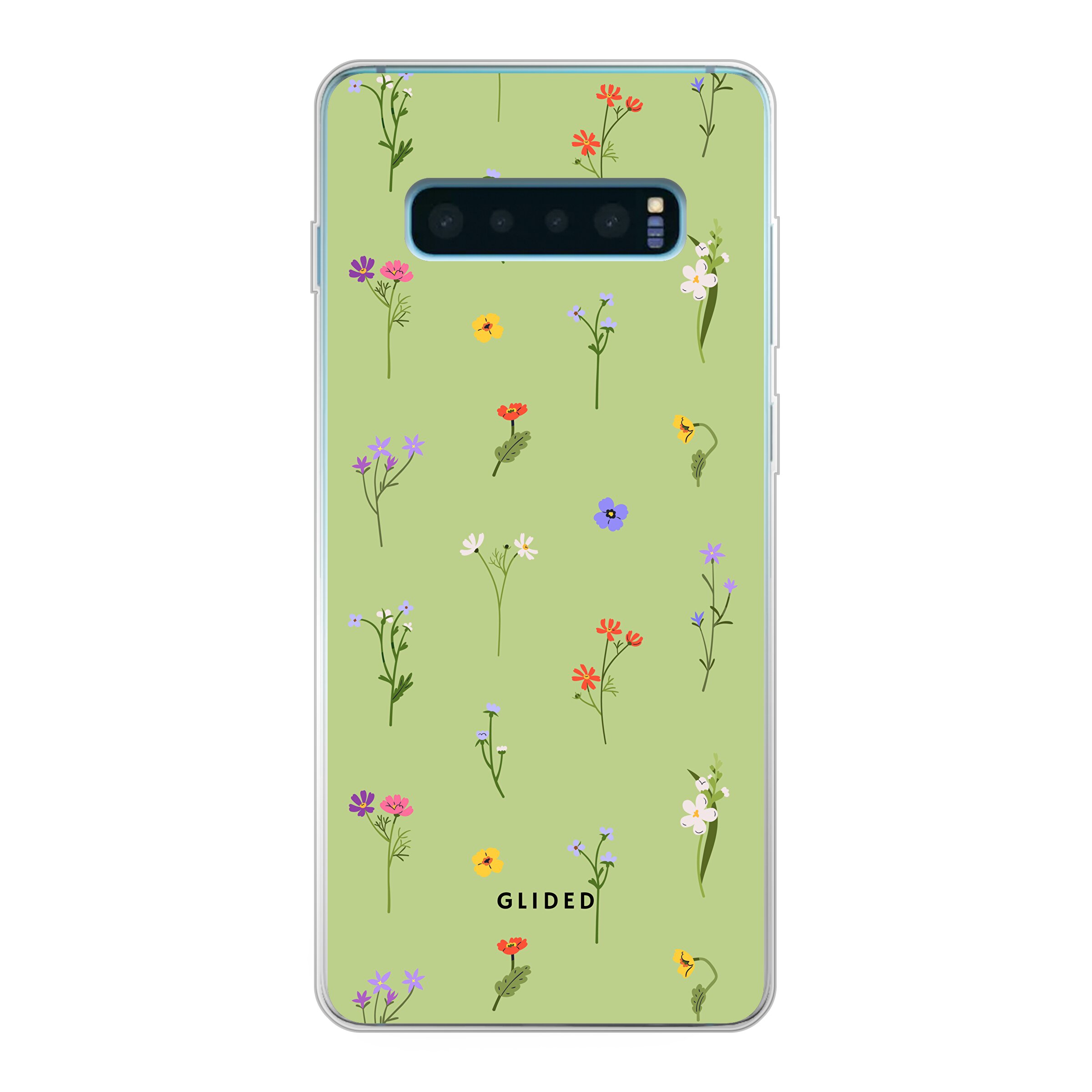 Produktbild Green Floral - Samsung Galaxy S10 Plus Handyhülle