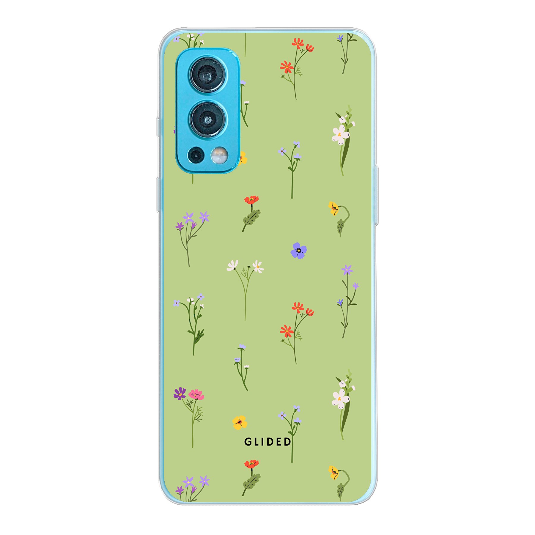 Produktbild Green Floral - OnePlus Nord 2 5G Handyhülle